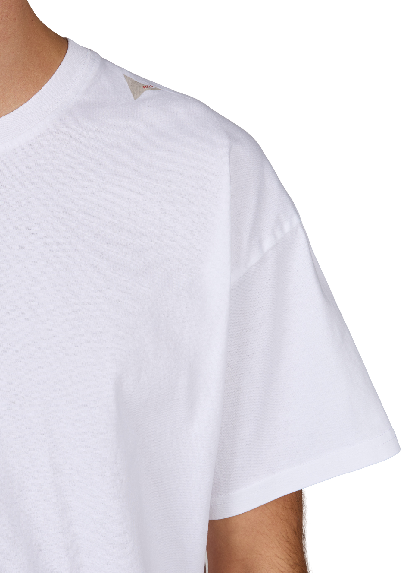 Tee-shirt droit en coton ROA Blanc