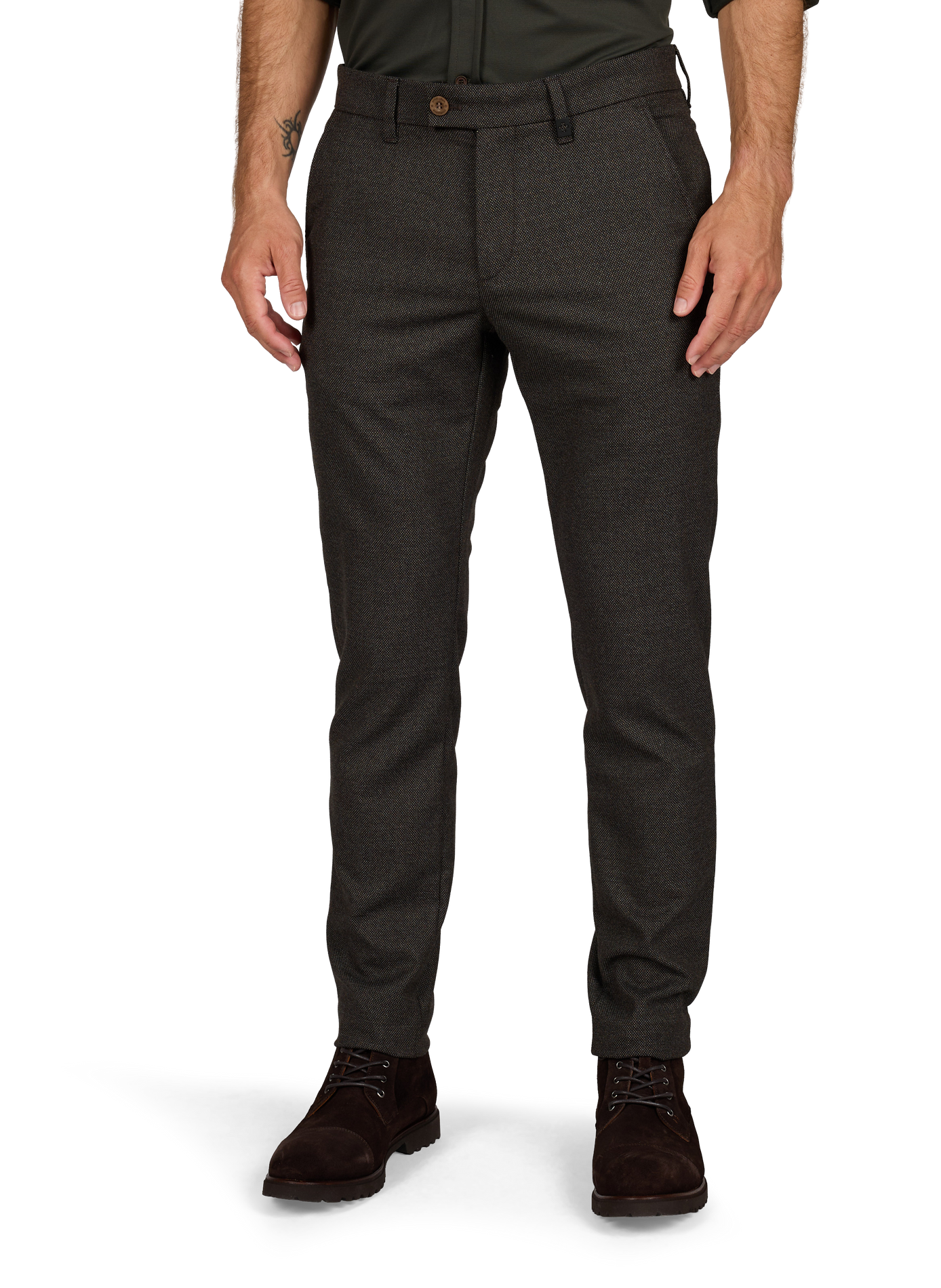 Gerade Chino-Hose STRELLSON Braun