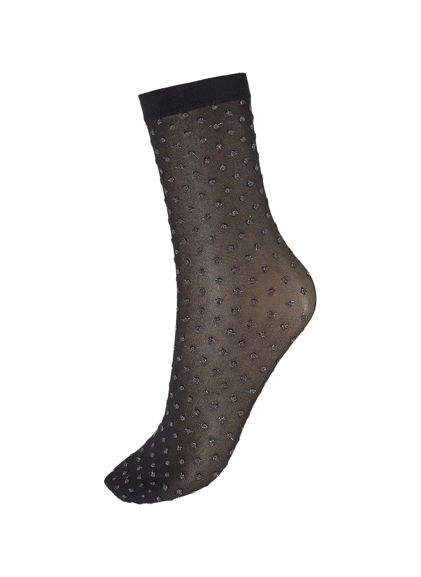 Satinierte Socken mit Punkten WOLFORD Mehrfarbig