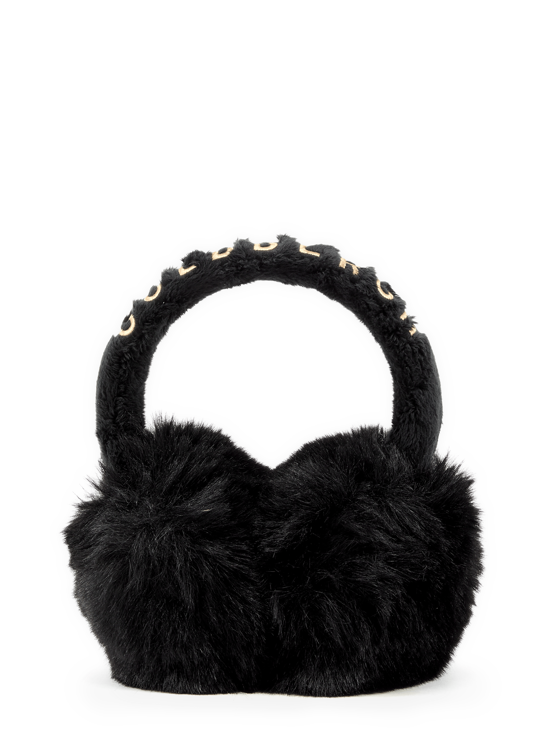 Cache-oreilles Fluffy effet fourrure GOLDBERGH Noir