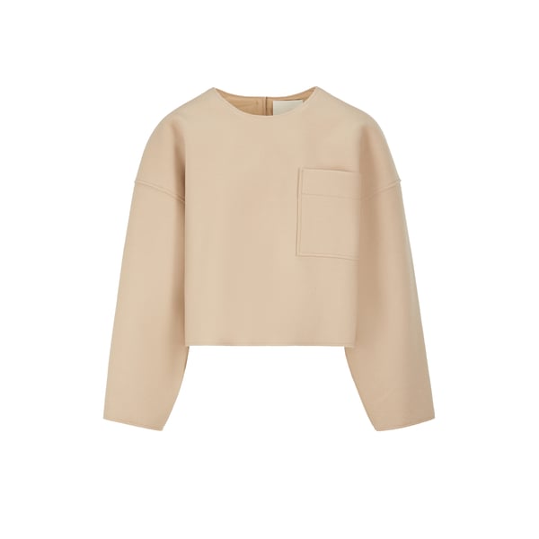 Pull Ropa en laine vierge mélangée