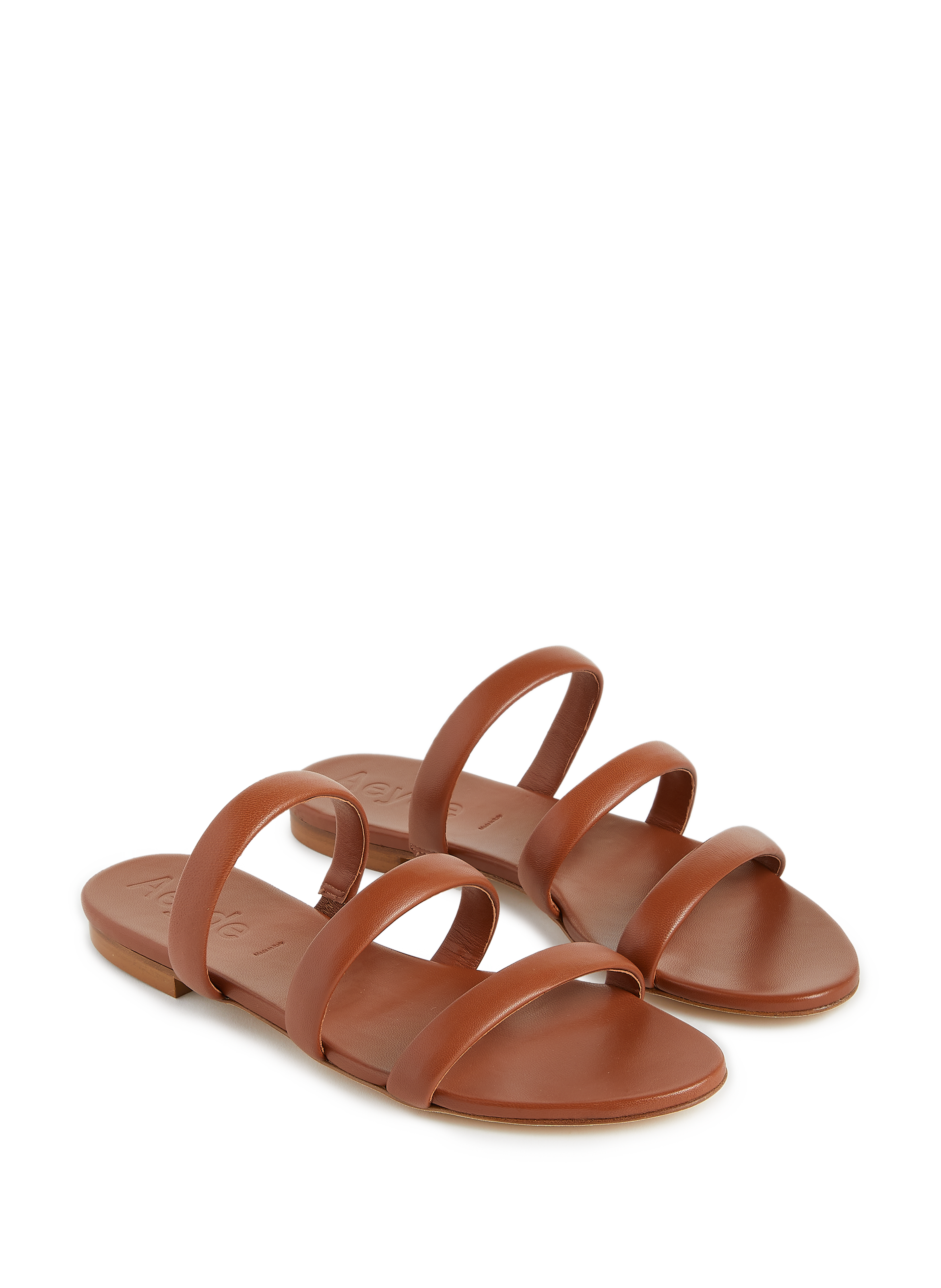 Sandales Chrissy en cuir nappa