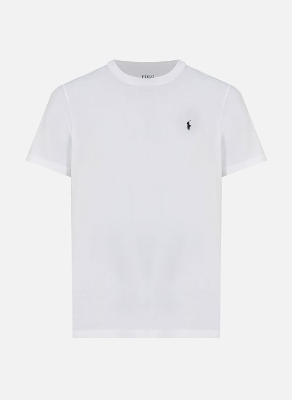Cotton T-shirt White by POLO RALPH LAUREN POLO RALPH LAUREN Cotton T-shirt White
