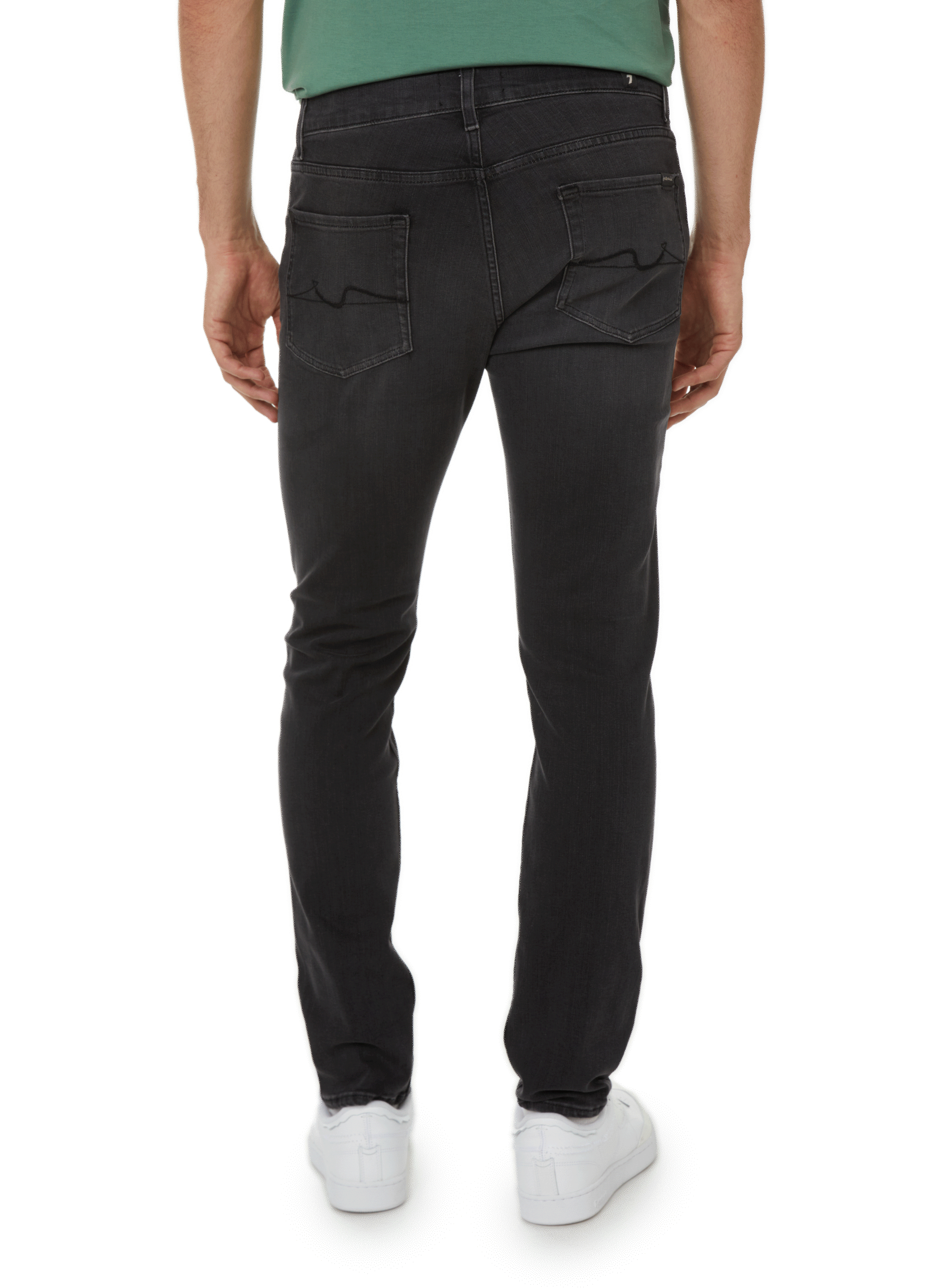 Cotton T-shirt 7 FOR ALL MANKIND Black