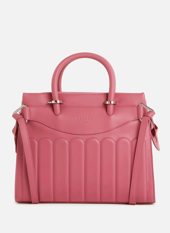 Sac lancel rouge discount cuir