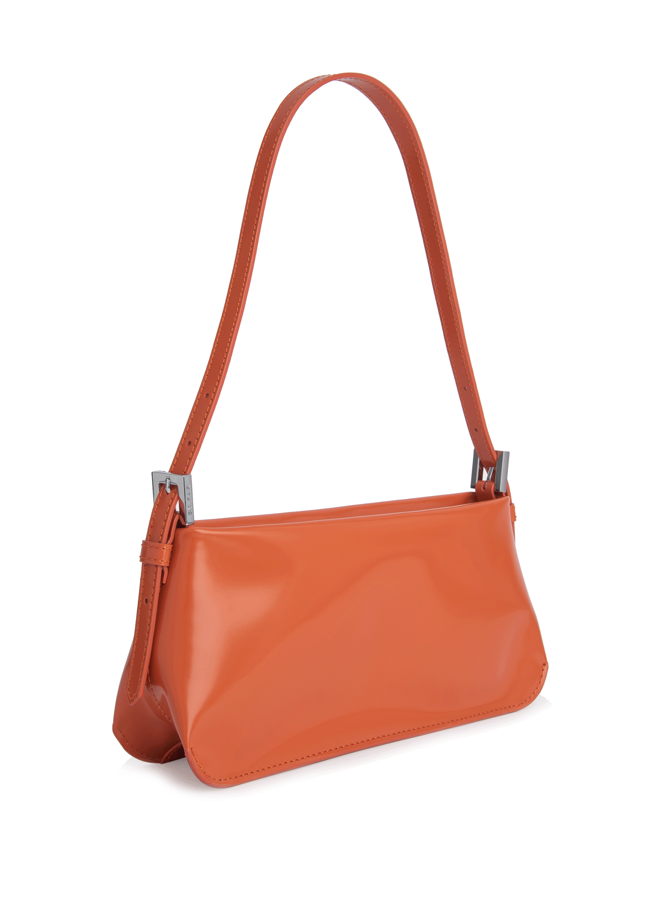 Sac à main en cuir  BY FAR Orange