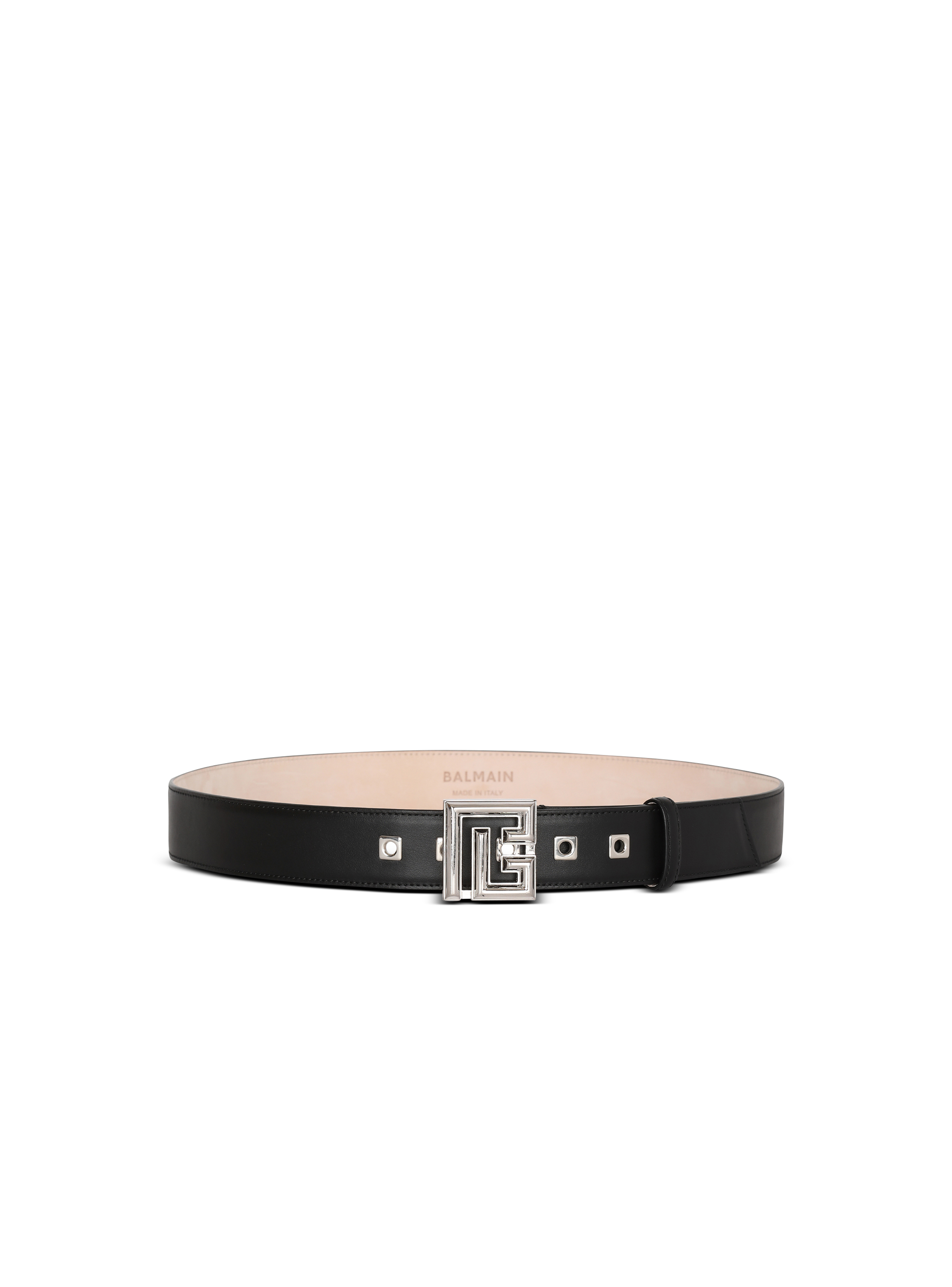 Ceinture En Cuir Noir Balmain X H&M Pour Femme - Taille M - Neuve Sans étiquette