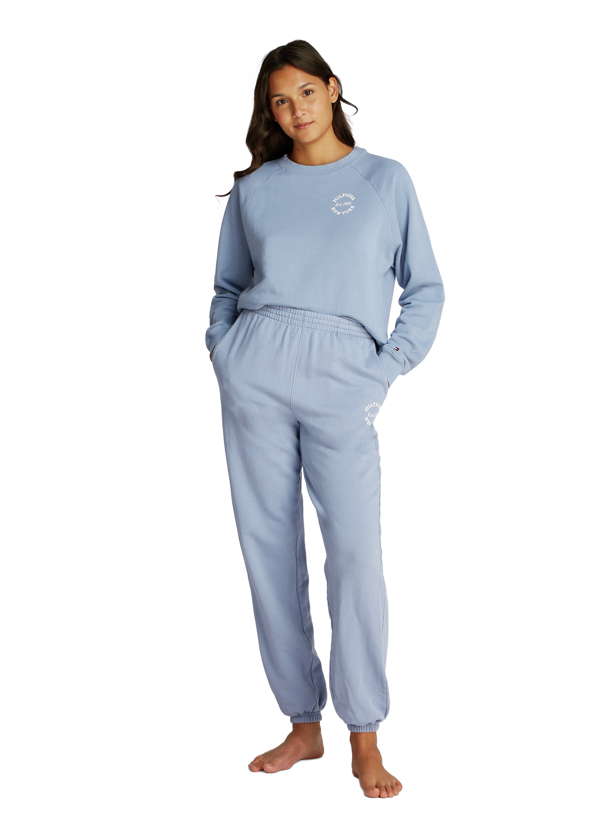 Cotton joggers TOMMY HILFIGER Blue