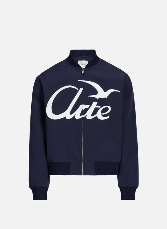 Oversized embroidered jacket Blue by ARTE ANTWERP ARTE ANTWERP Oversized embroidered jacket Blue
