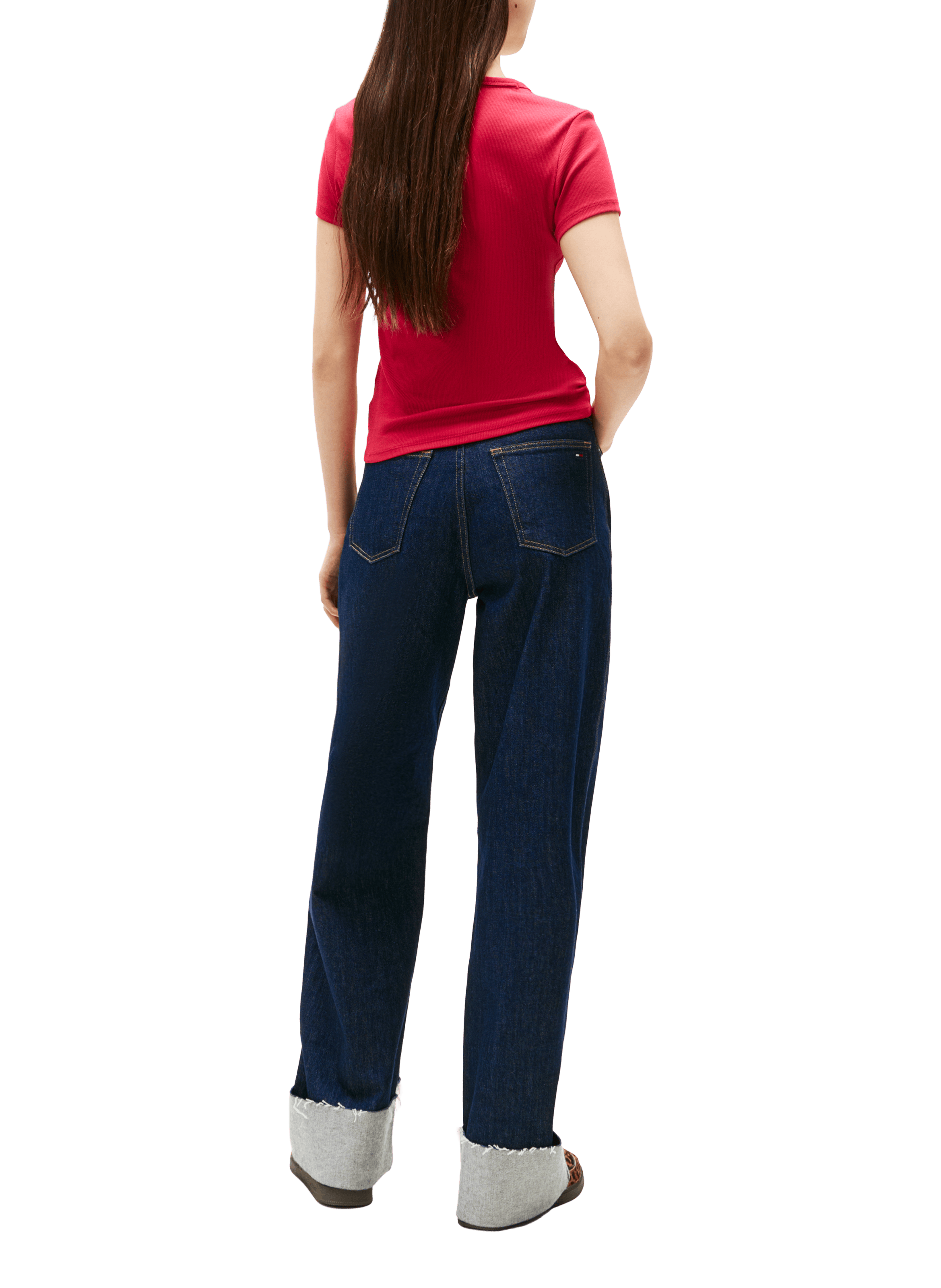  Logo T-shirt TOMMY HILFIGER Red