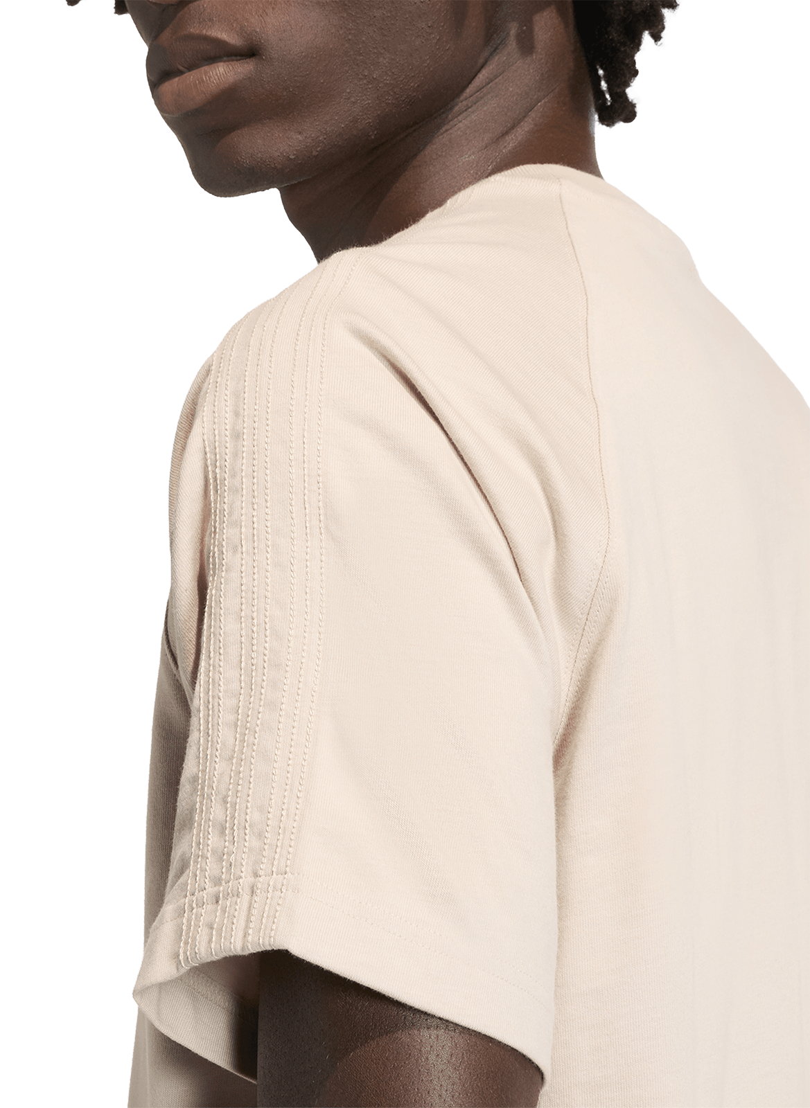 Short-Sleeve Cotton T-Shirt  ADIDAS Beige