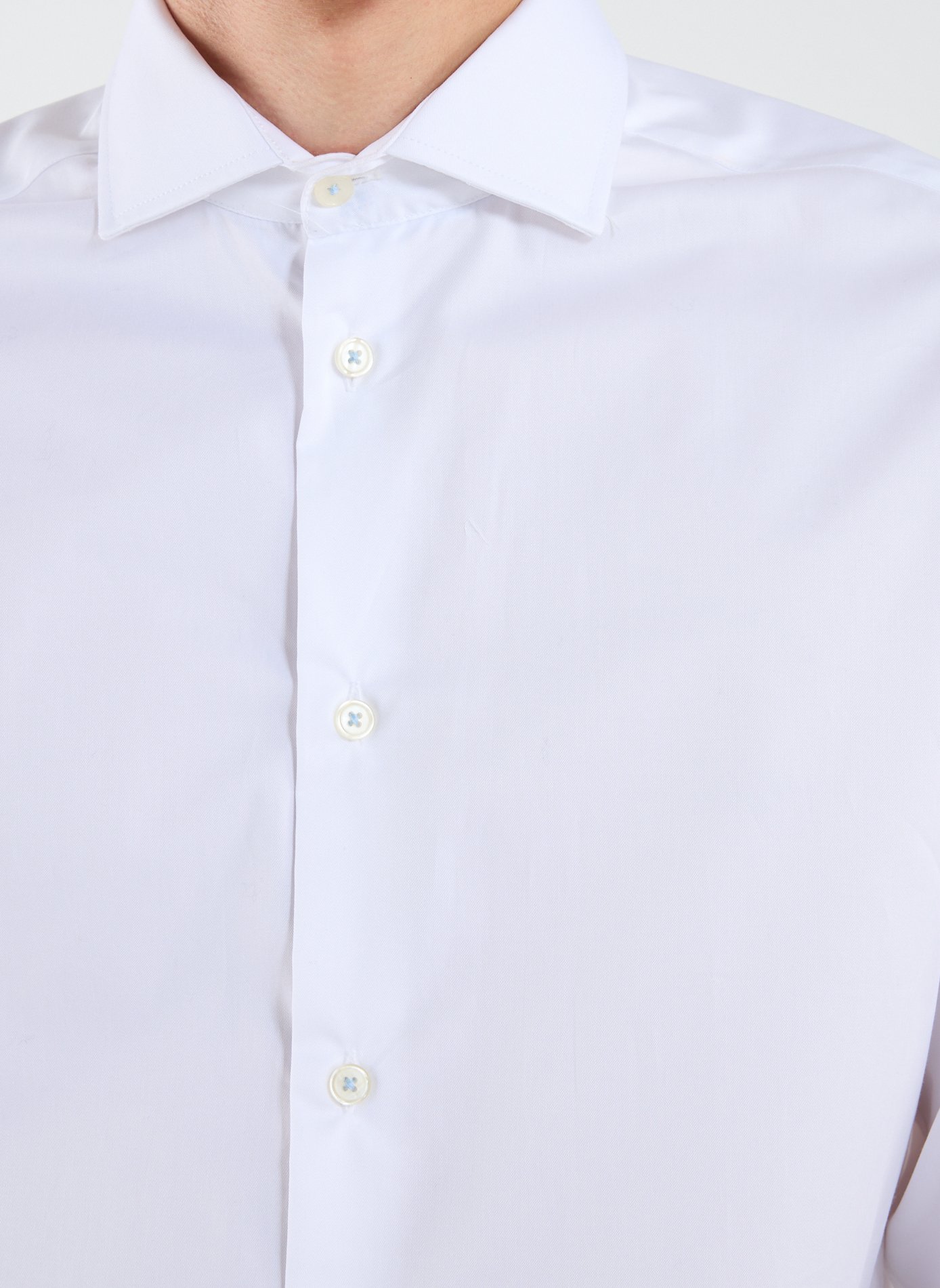 Cotton poplin shirt AU PRINTEMPS PARIS White