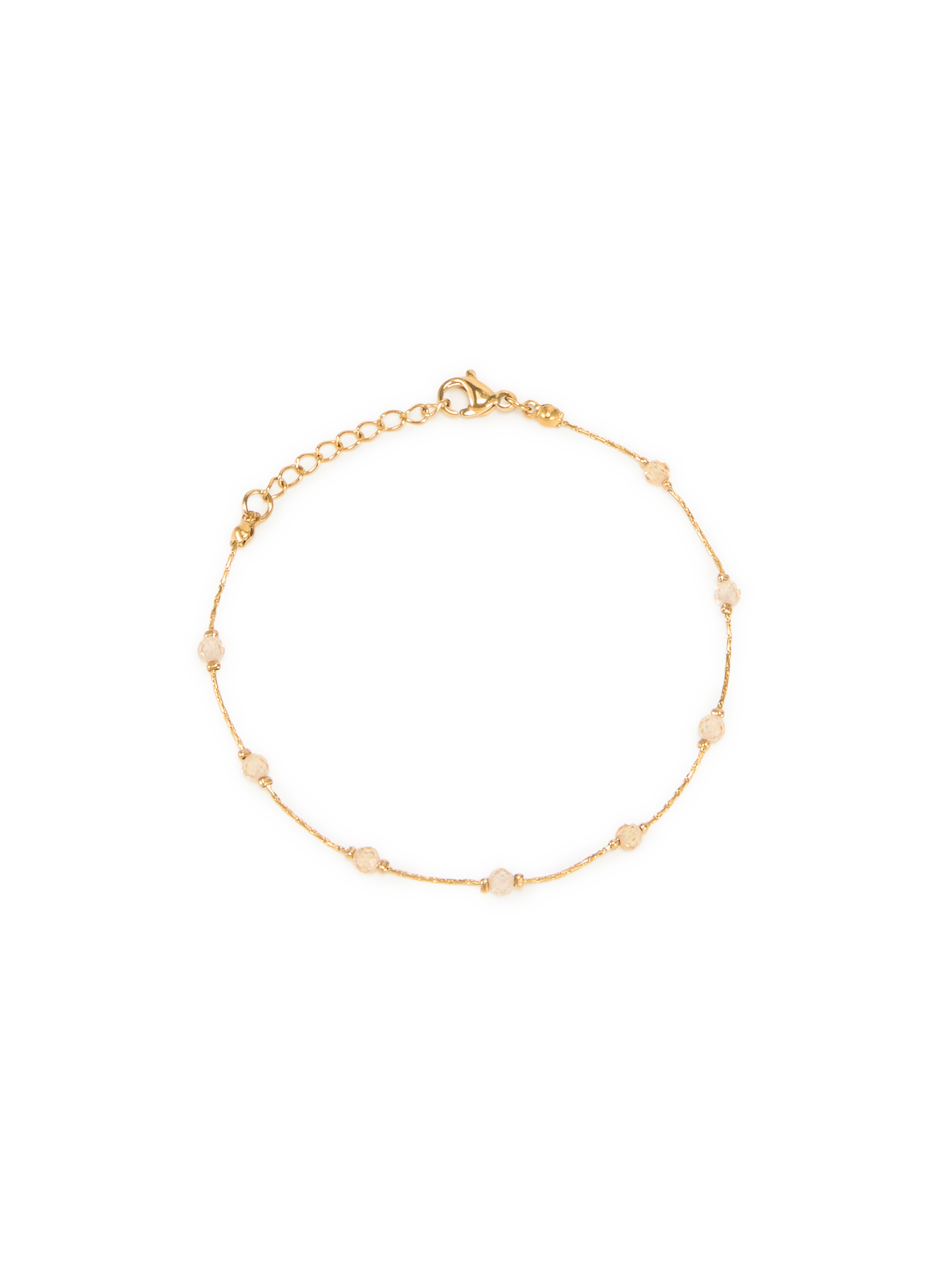 Bracelet with glass beads AU PRINTEMPS PARIS Beige