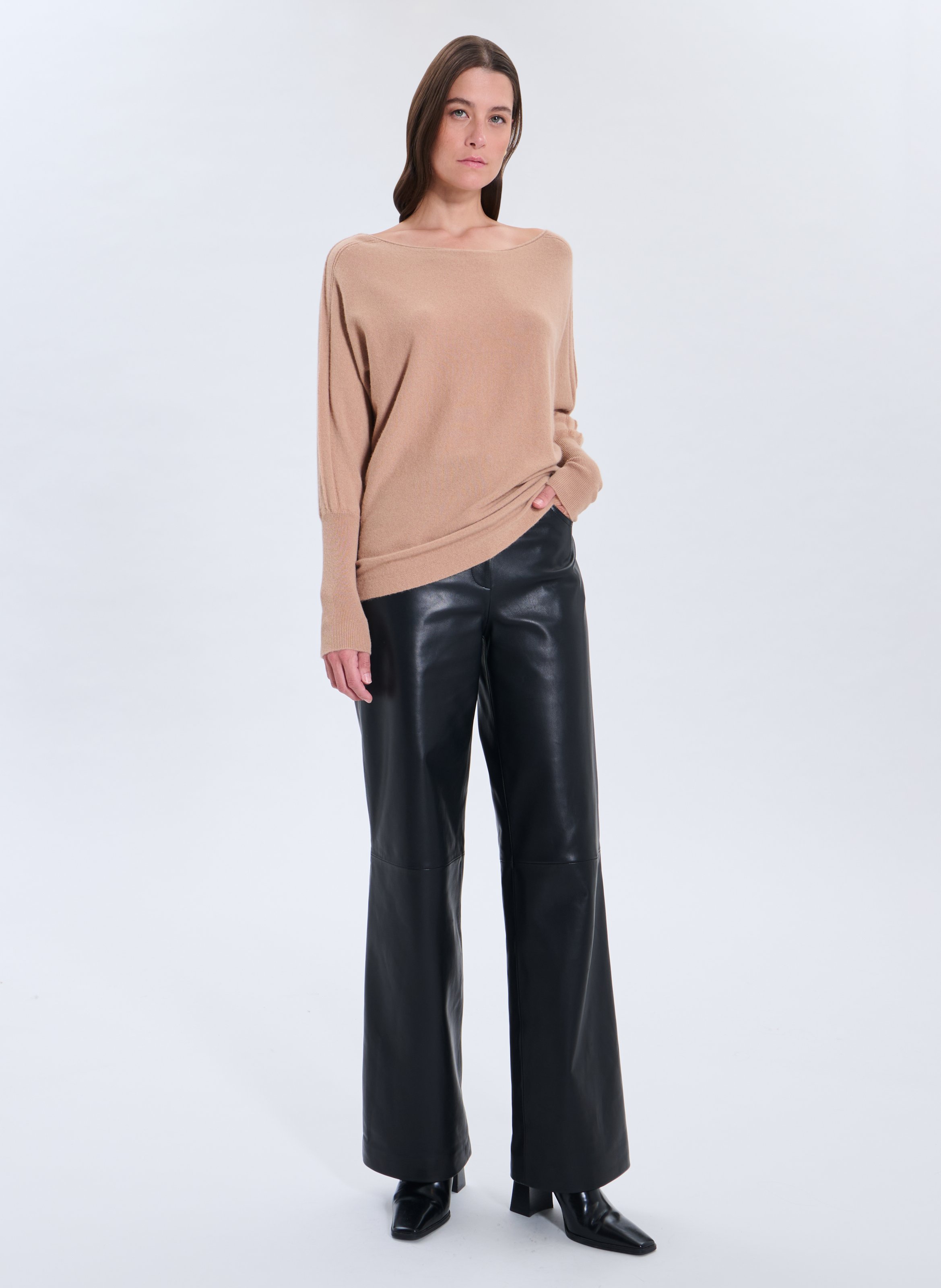 Pull  penseeboat ZAPA Marron