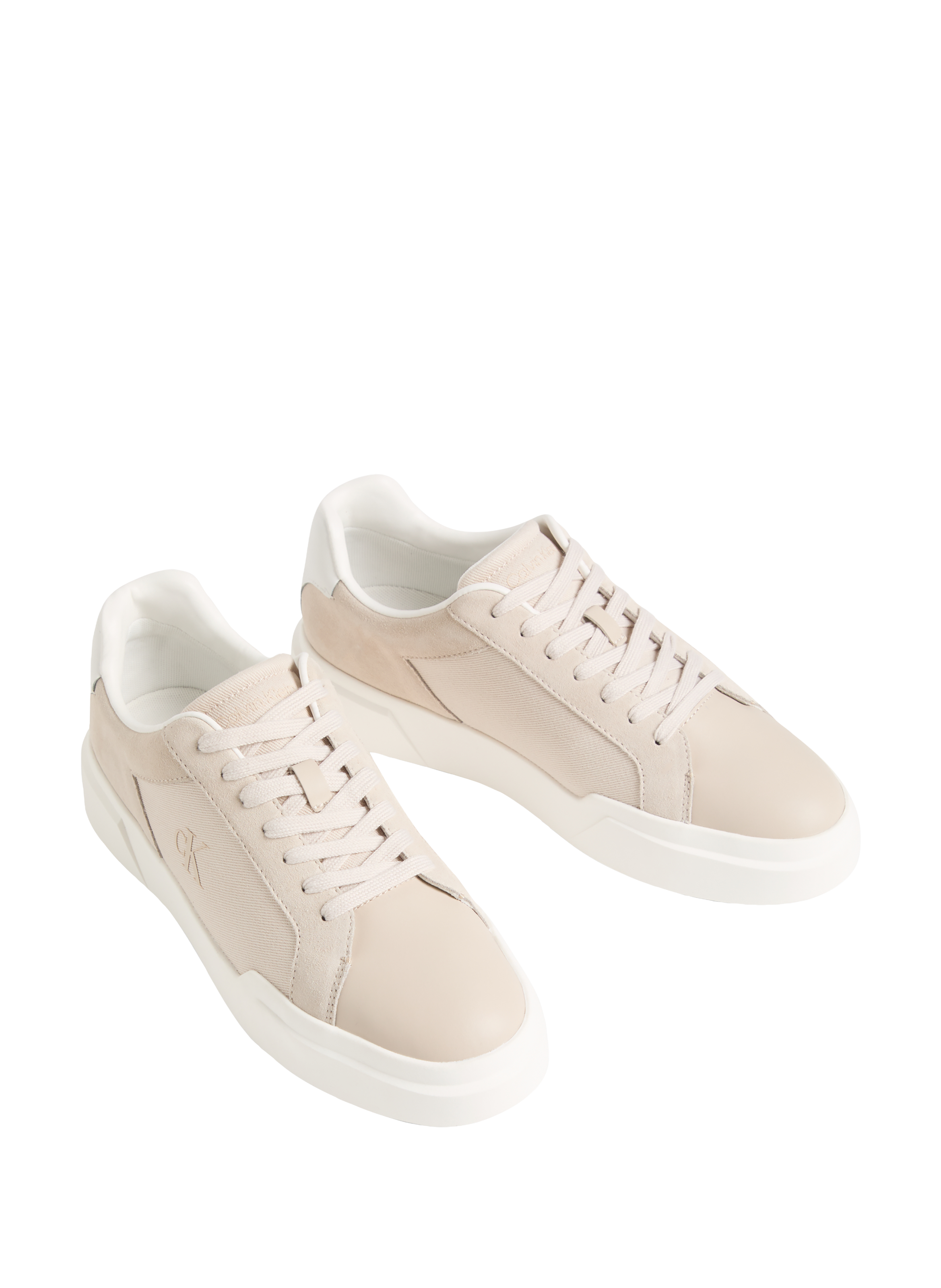 Baskets en cuir CALVIN KLEIN Beige