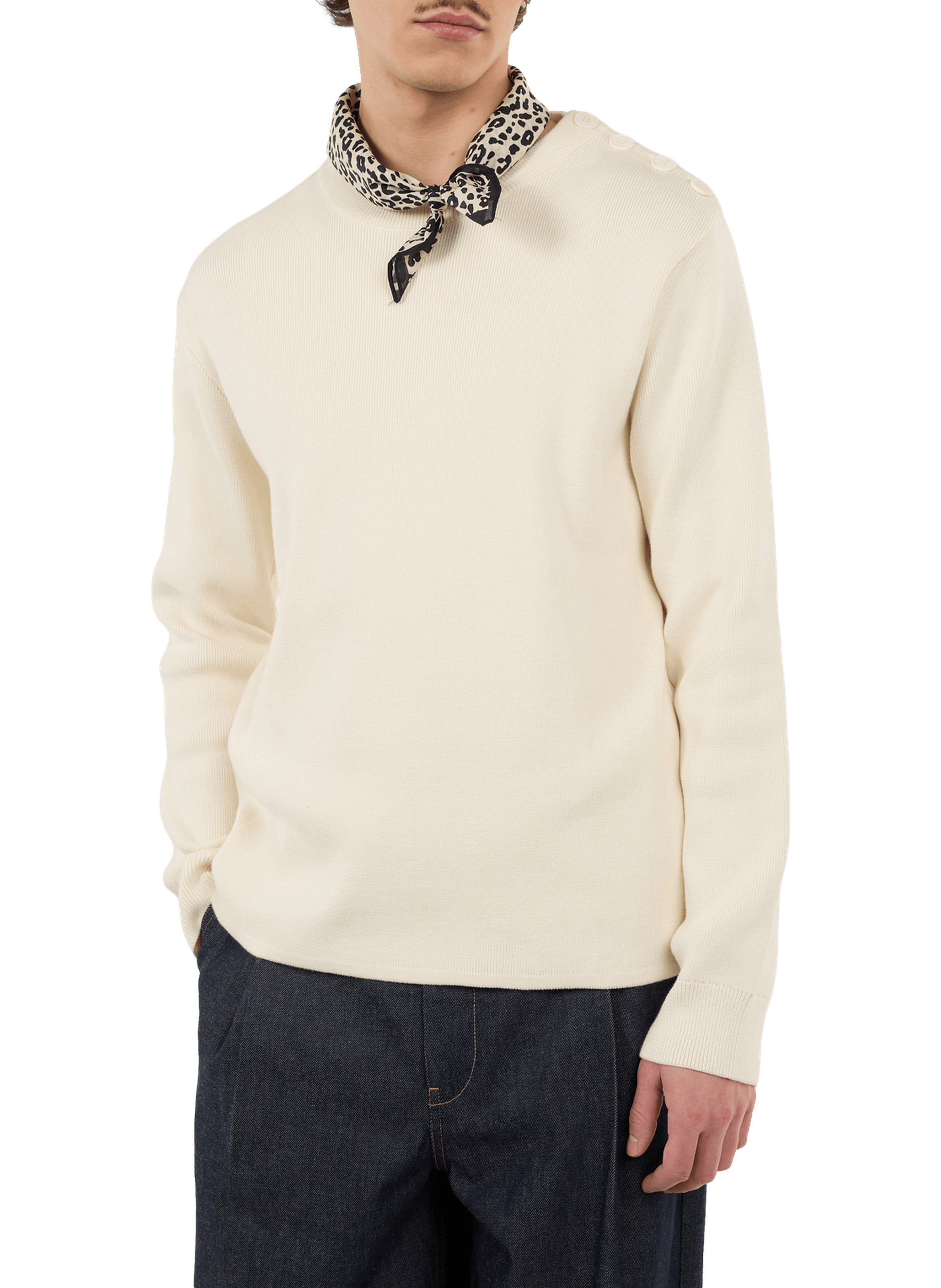 100% cotton sweater SAISON 1865 Beige