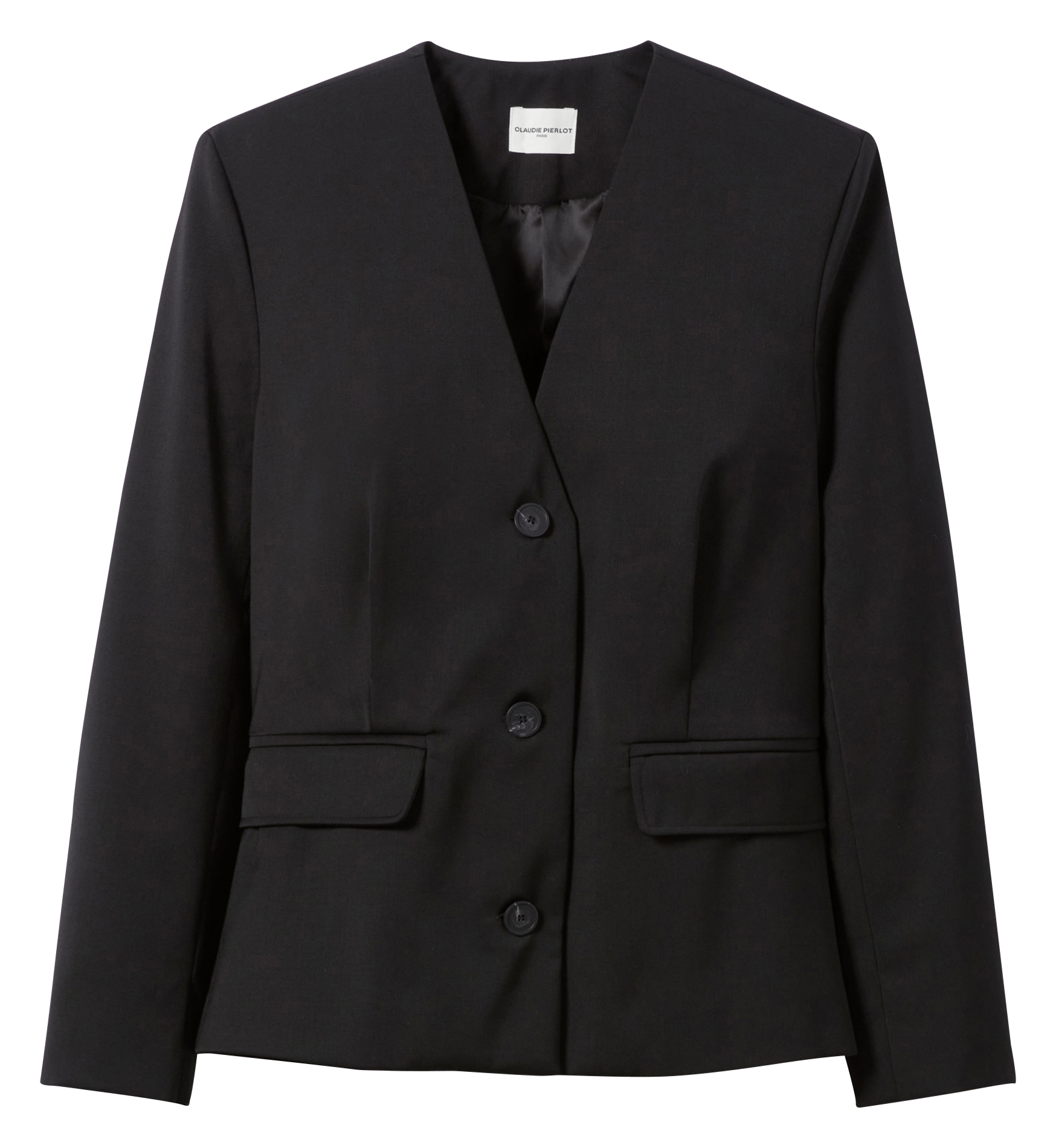 Veste col v CLAUDIE PIERLOT Noir