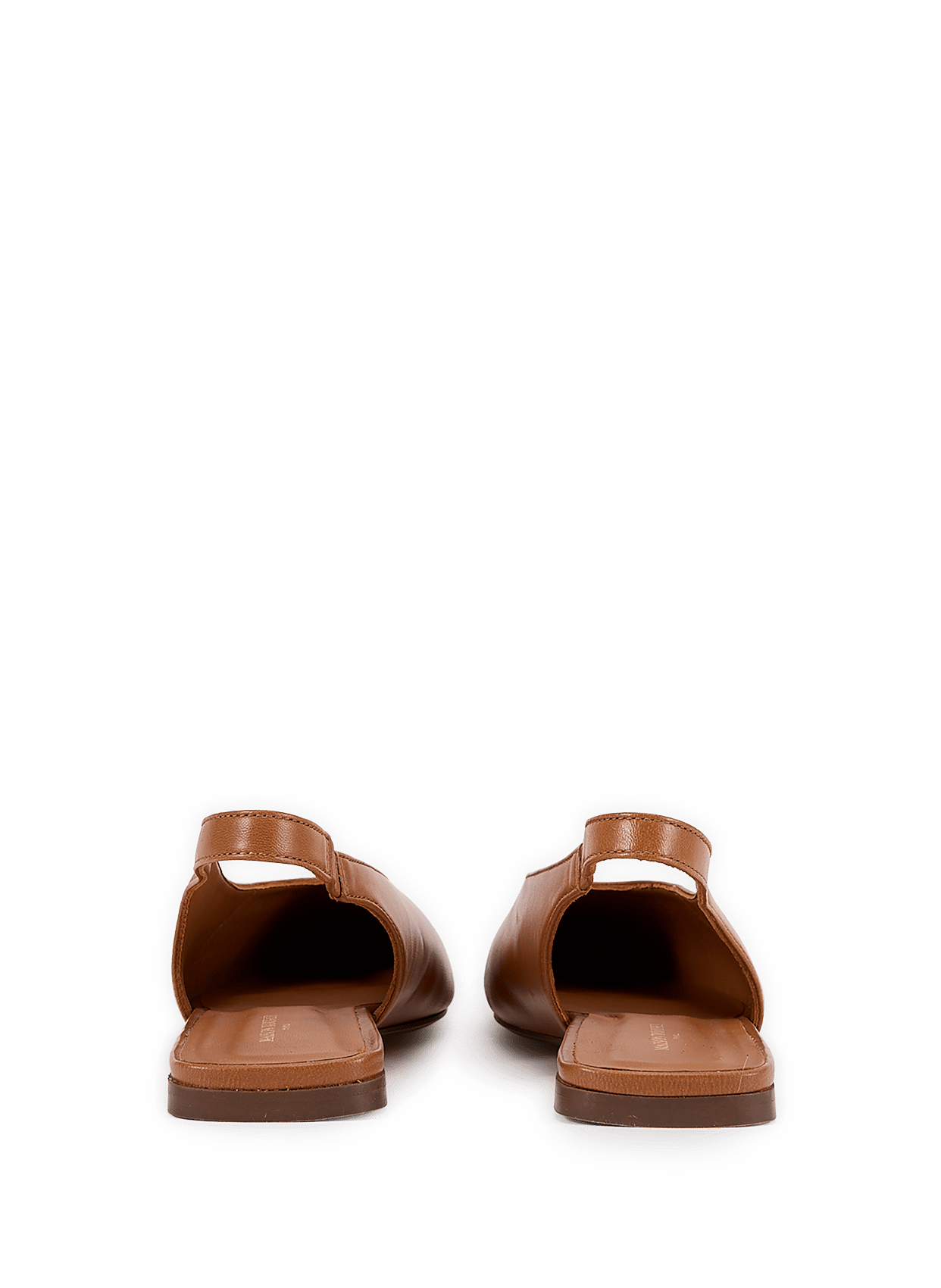 Sling-back leather Mariana MAISON TOUFET Brown