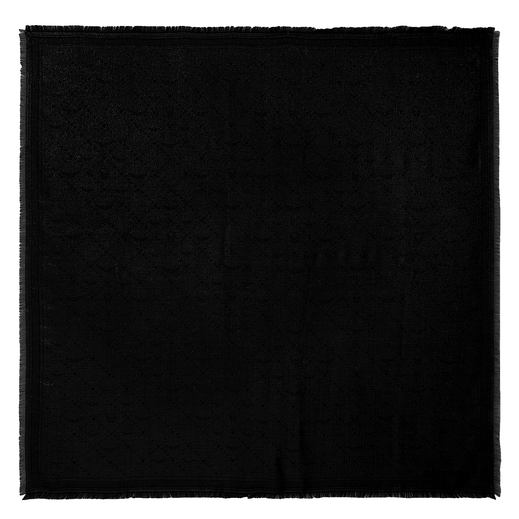 Foulard jacquard monogramme glenn ZADIG&VOLTAIRE Noir