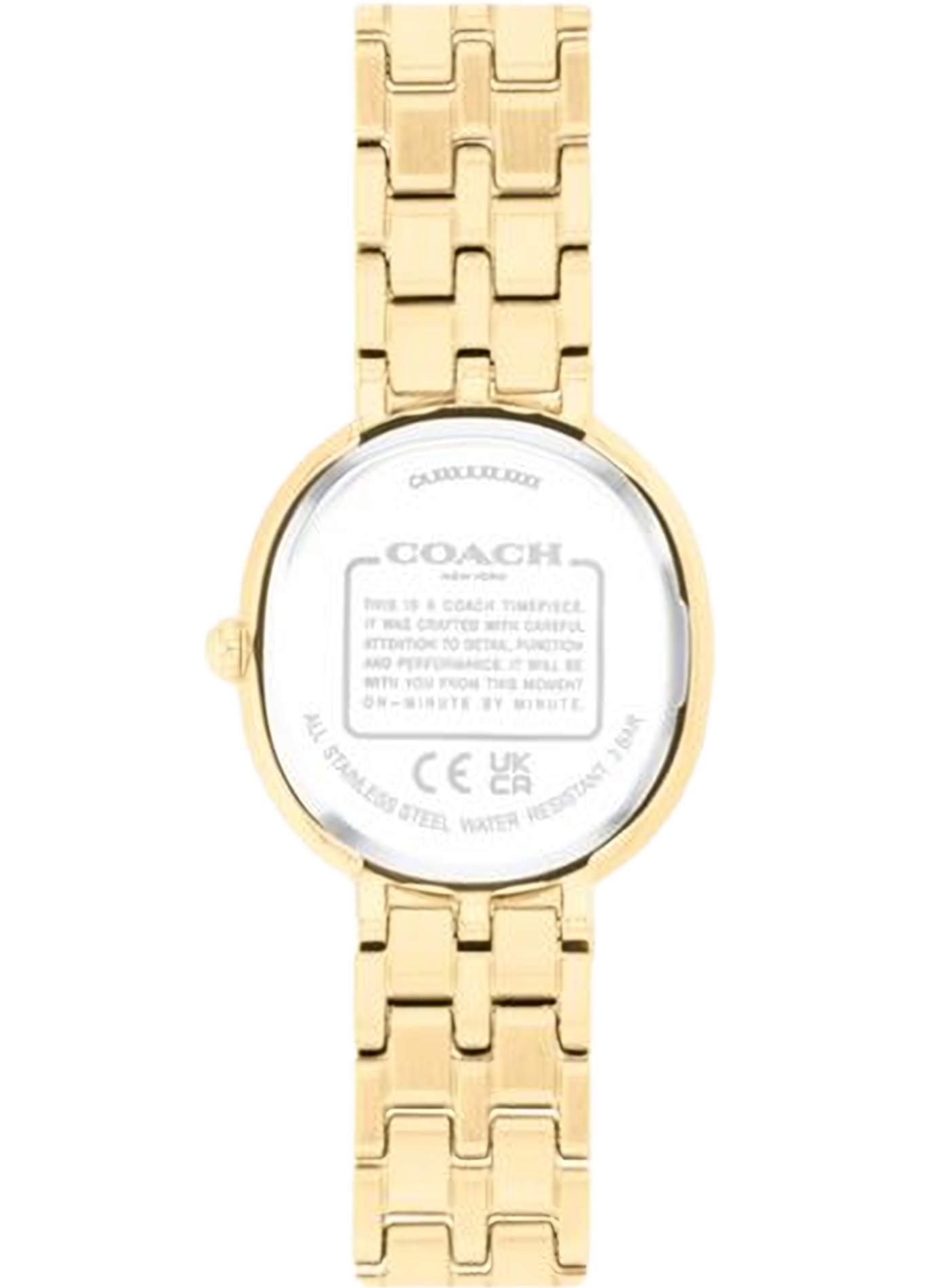 Montre quartz Harlow en acier inoxydable COACH MONTRES Doré