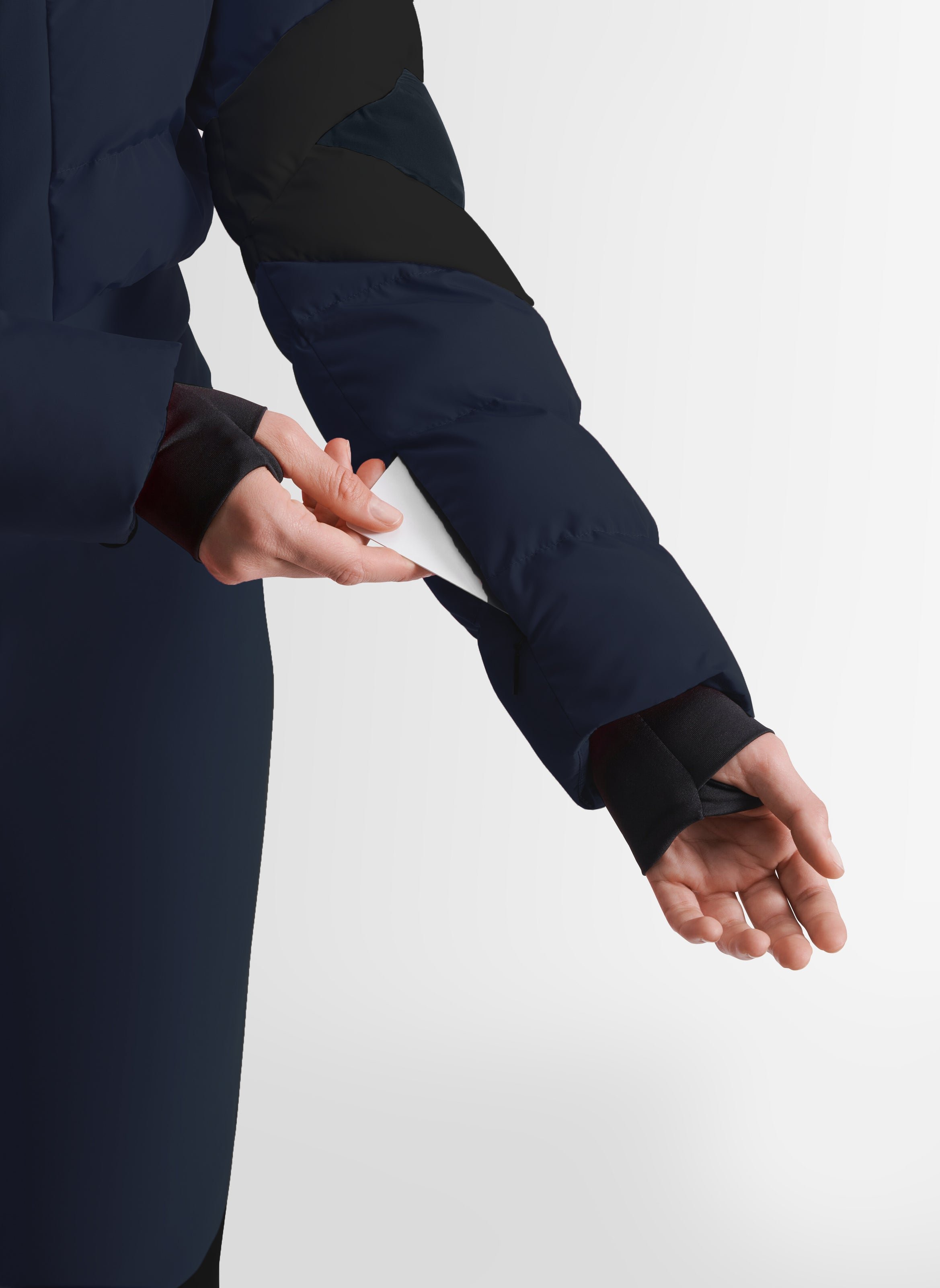 Combinaison de ski clarisse metal col montant coupe regular FUSALP Argent