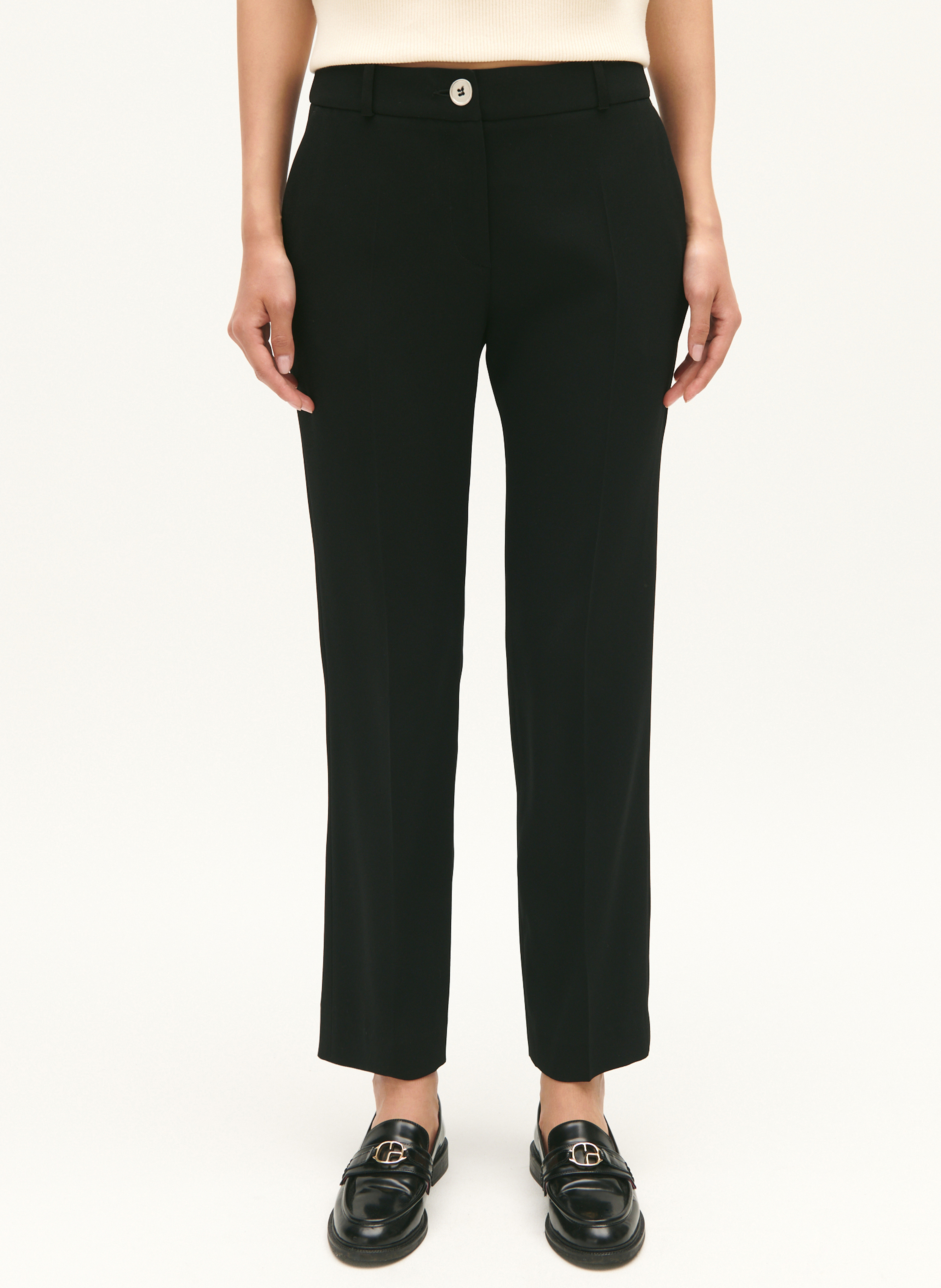 Pantalon droit CLAUDIE PIERLOT Noir