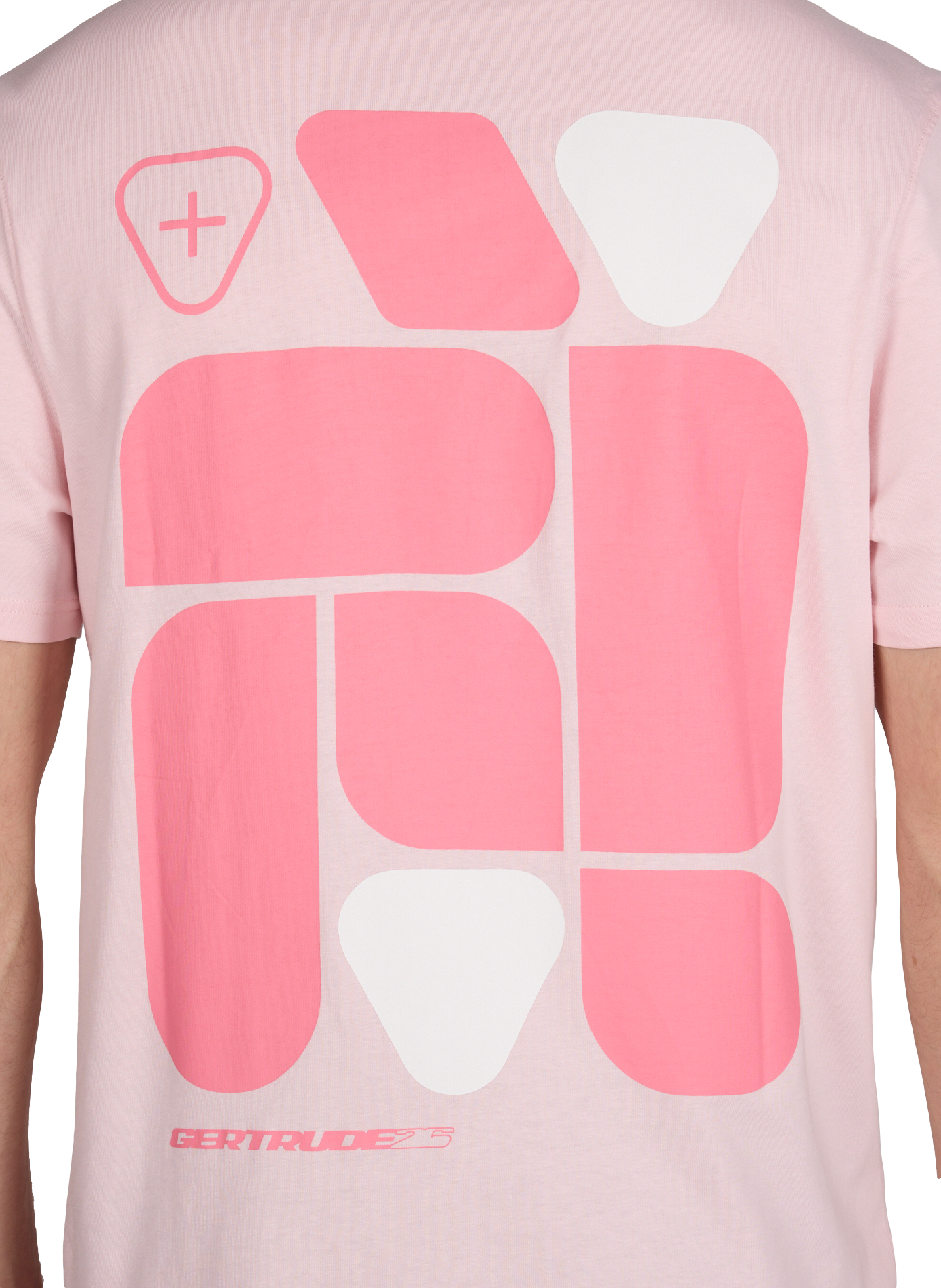 Straight printed cotton t-shirt GERTRUDE ET GASTON Pink