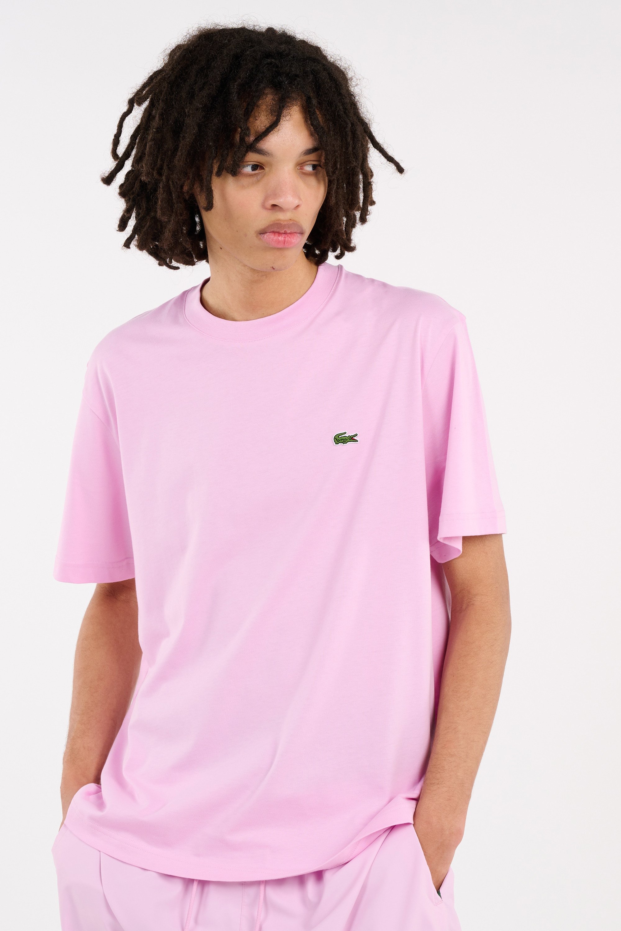 T-shirt LACOSTE Rose