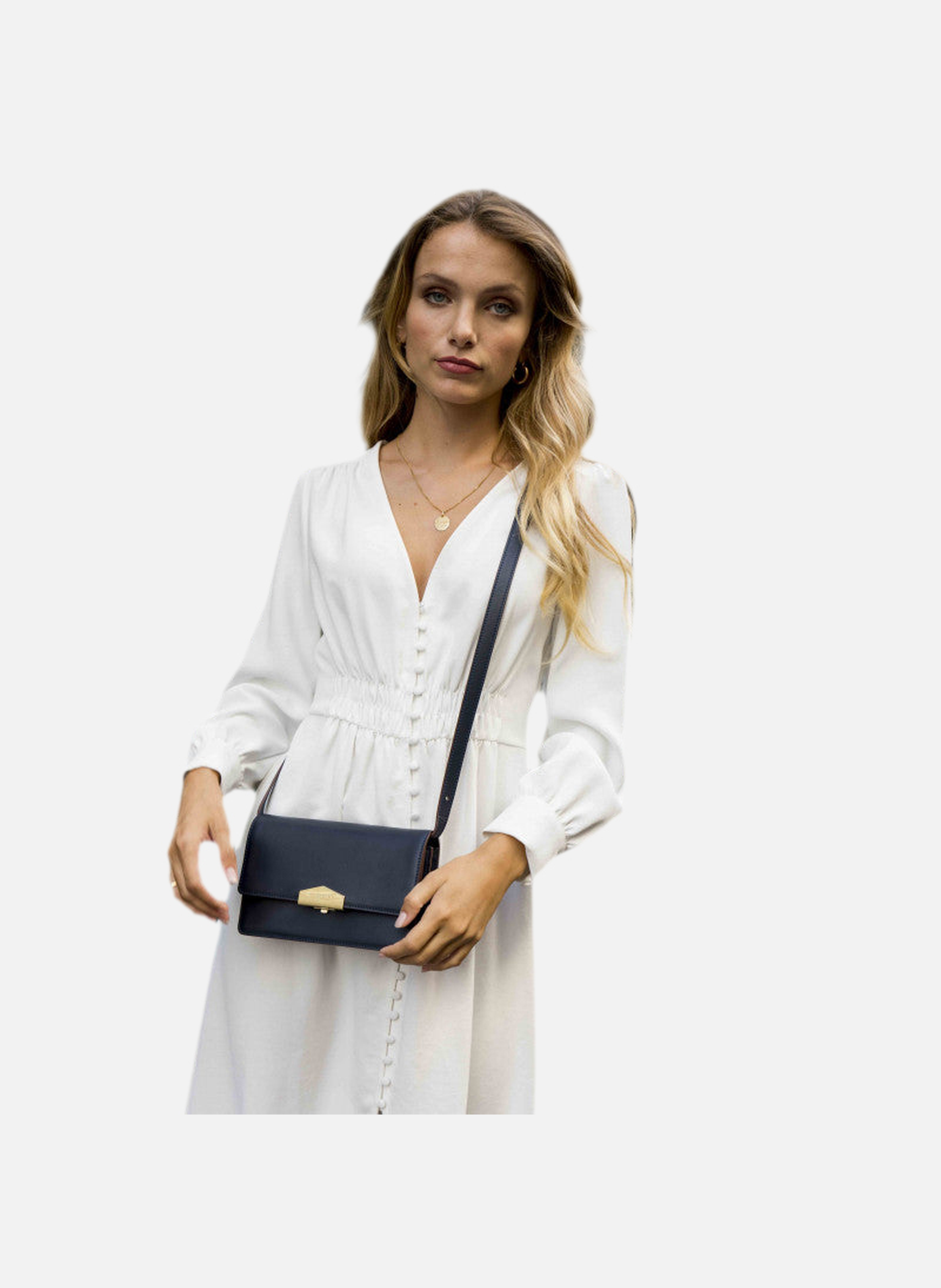 Anjou | sac porté travers POURCHET Bleu