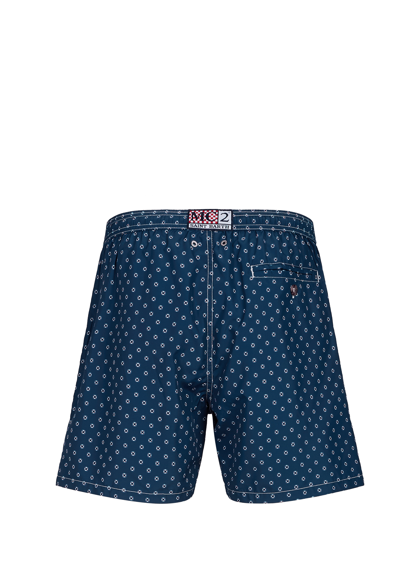 Short de baño estampado Light Fantasy MC2 SAINT BARTH Azul