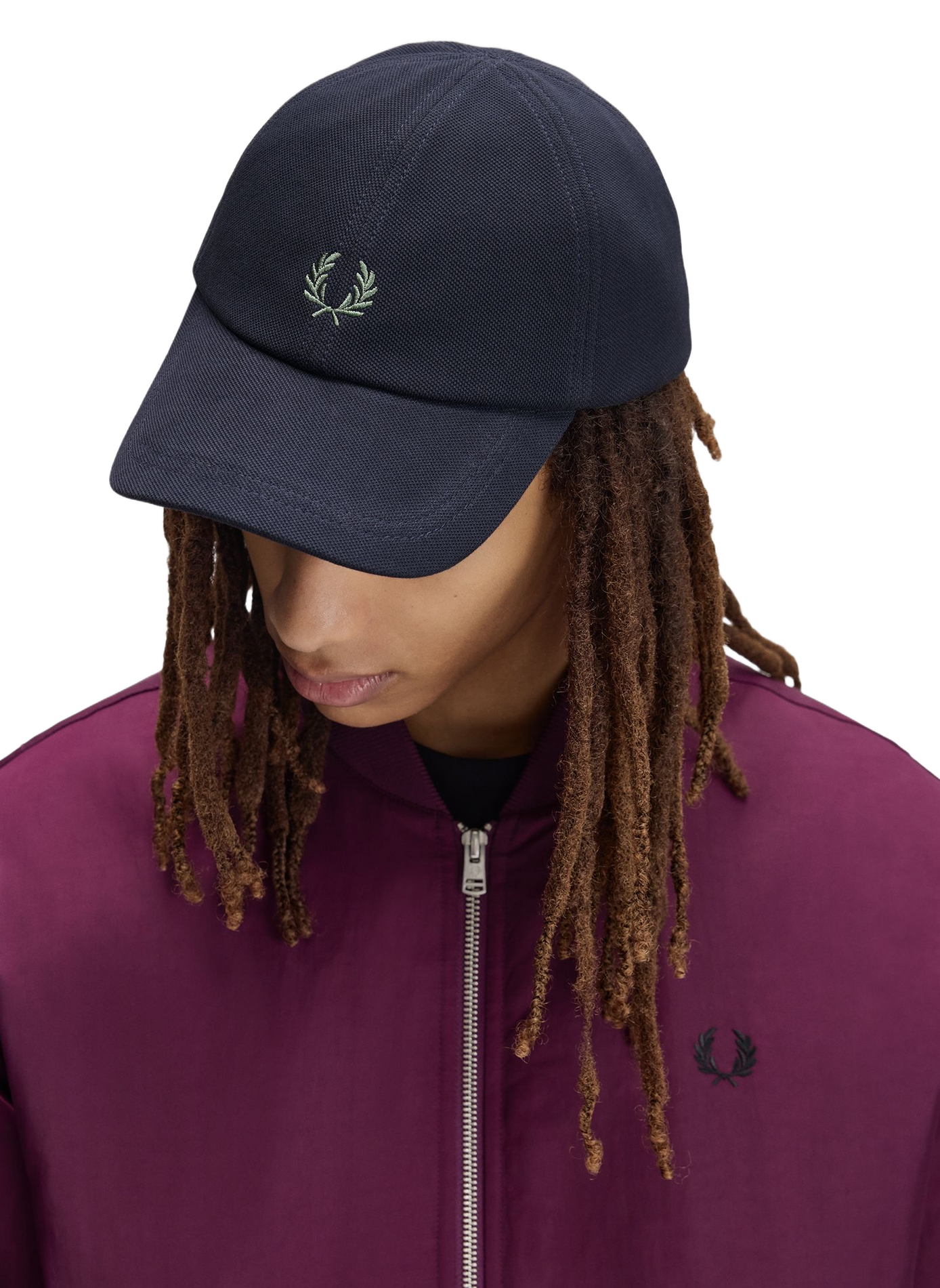 Cotton Baseball Cap FRED PERRY Blue