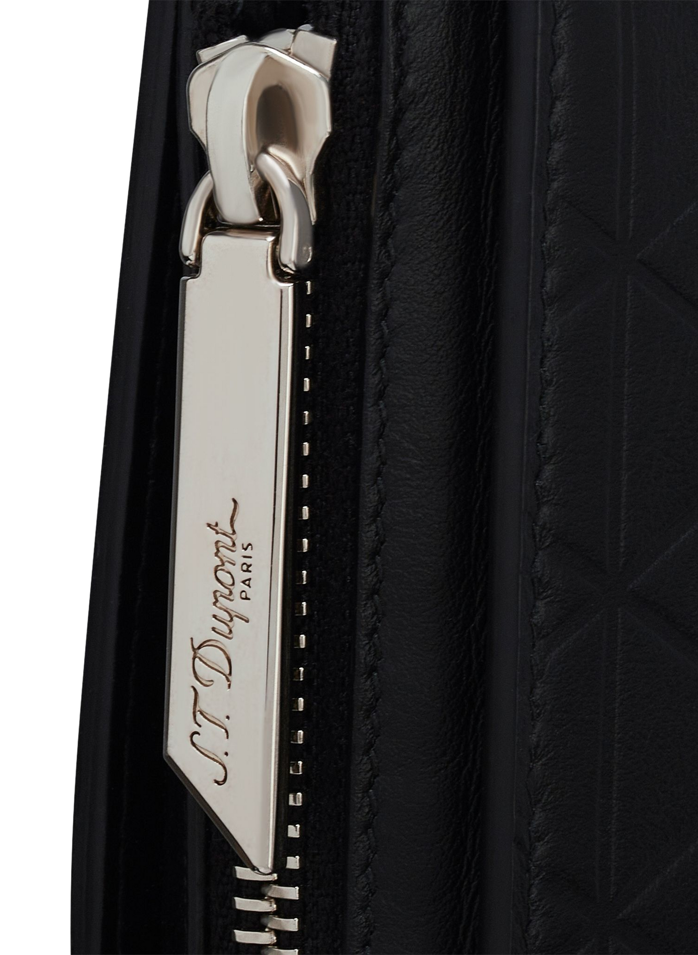 Néo Capsule leather clutch S.T. DUPONT Black