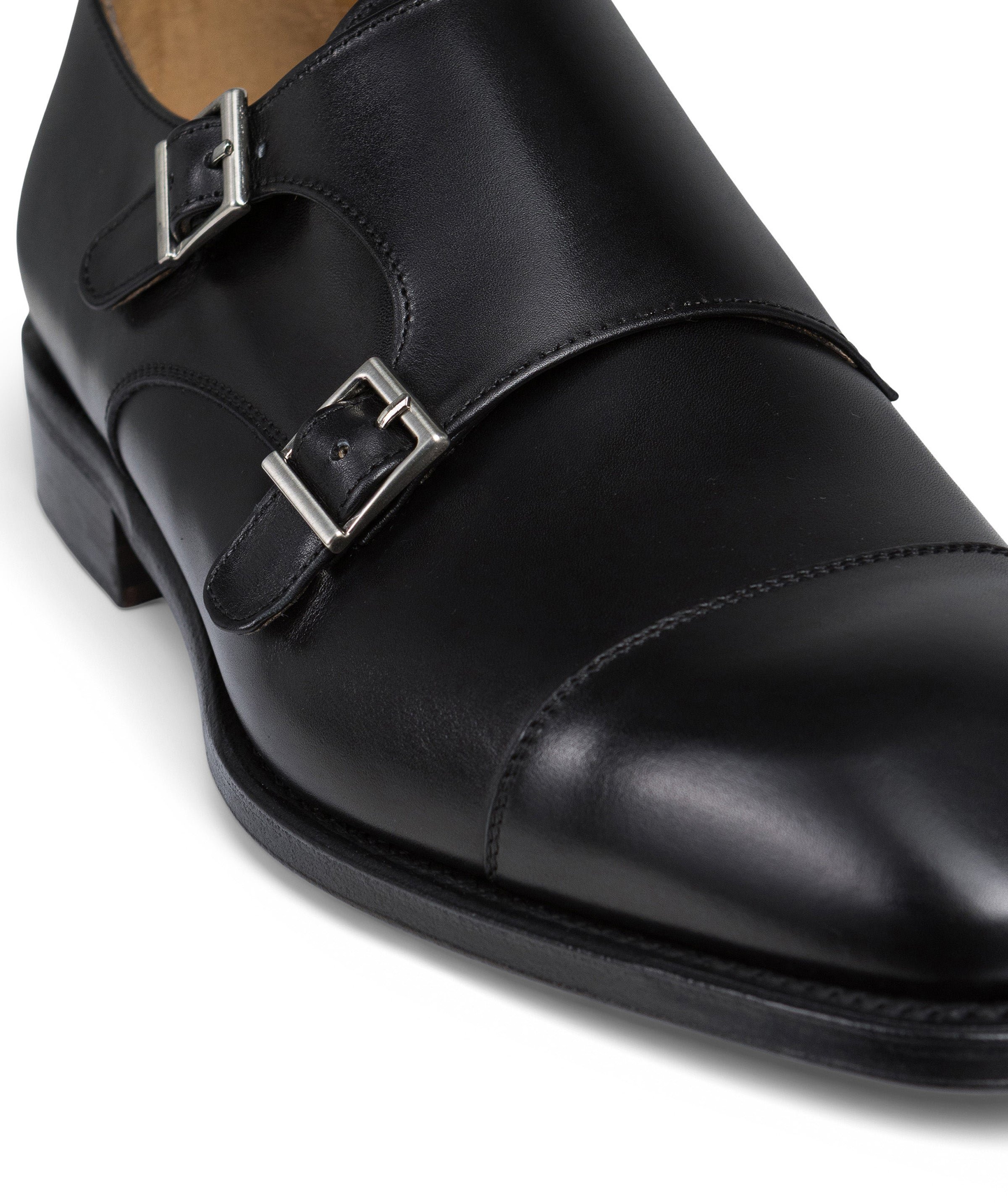Chaussure monk en cuir cambridge FINSBURY Noir