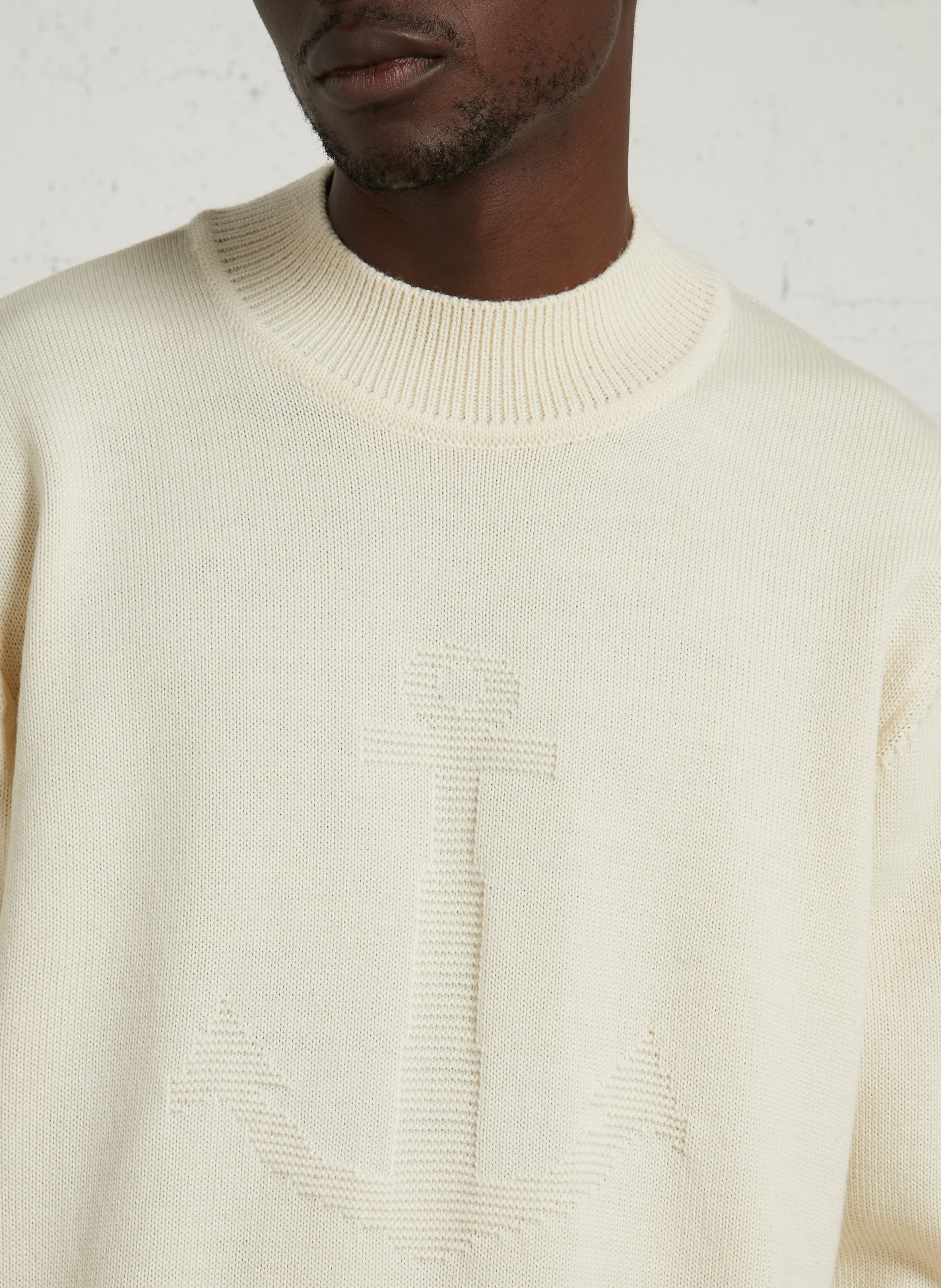 Pull droit en laine ARMOR-LUX Beige