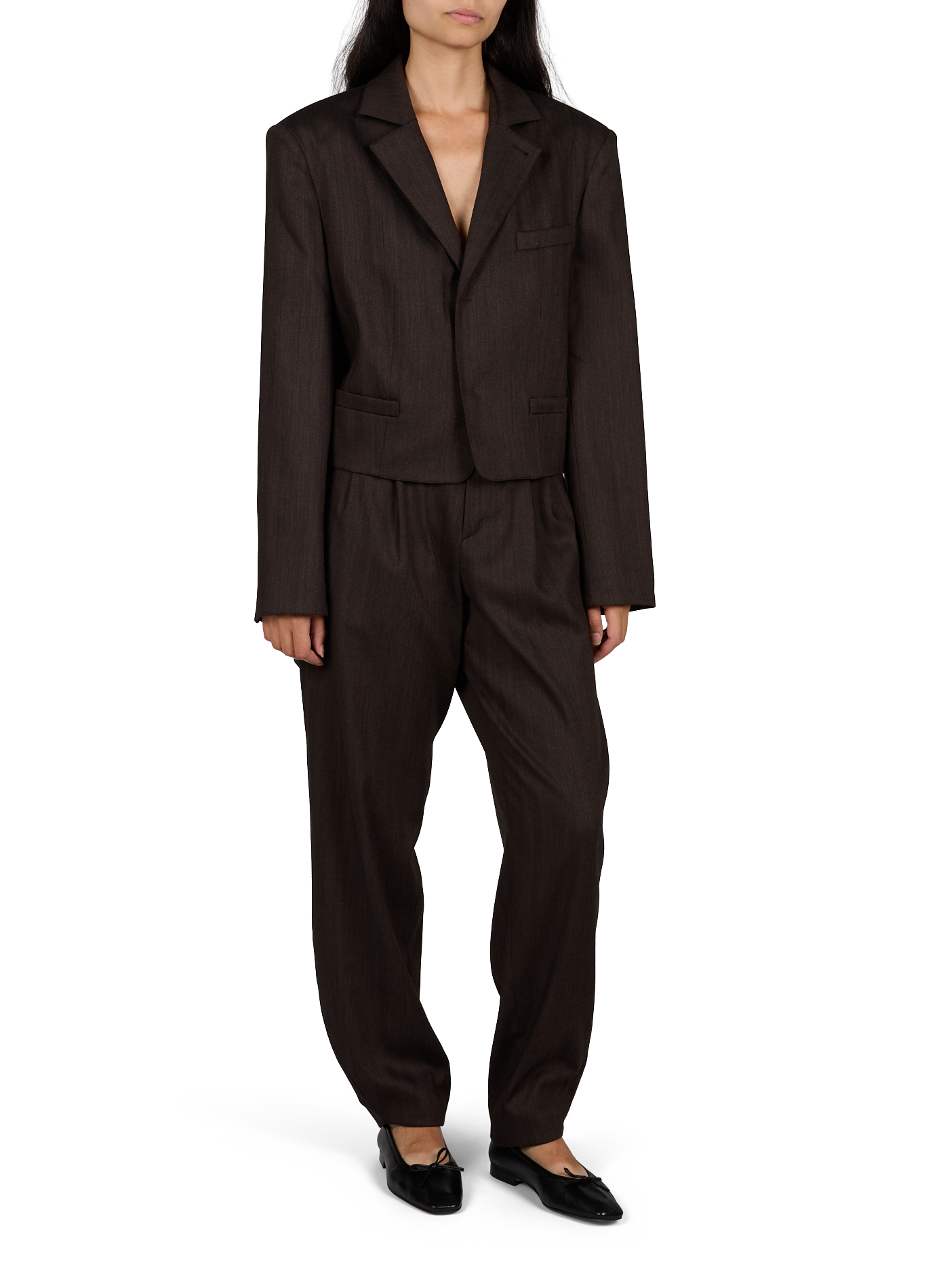 Lederballerinas BOBBIES Schwarz