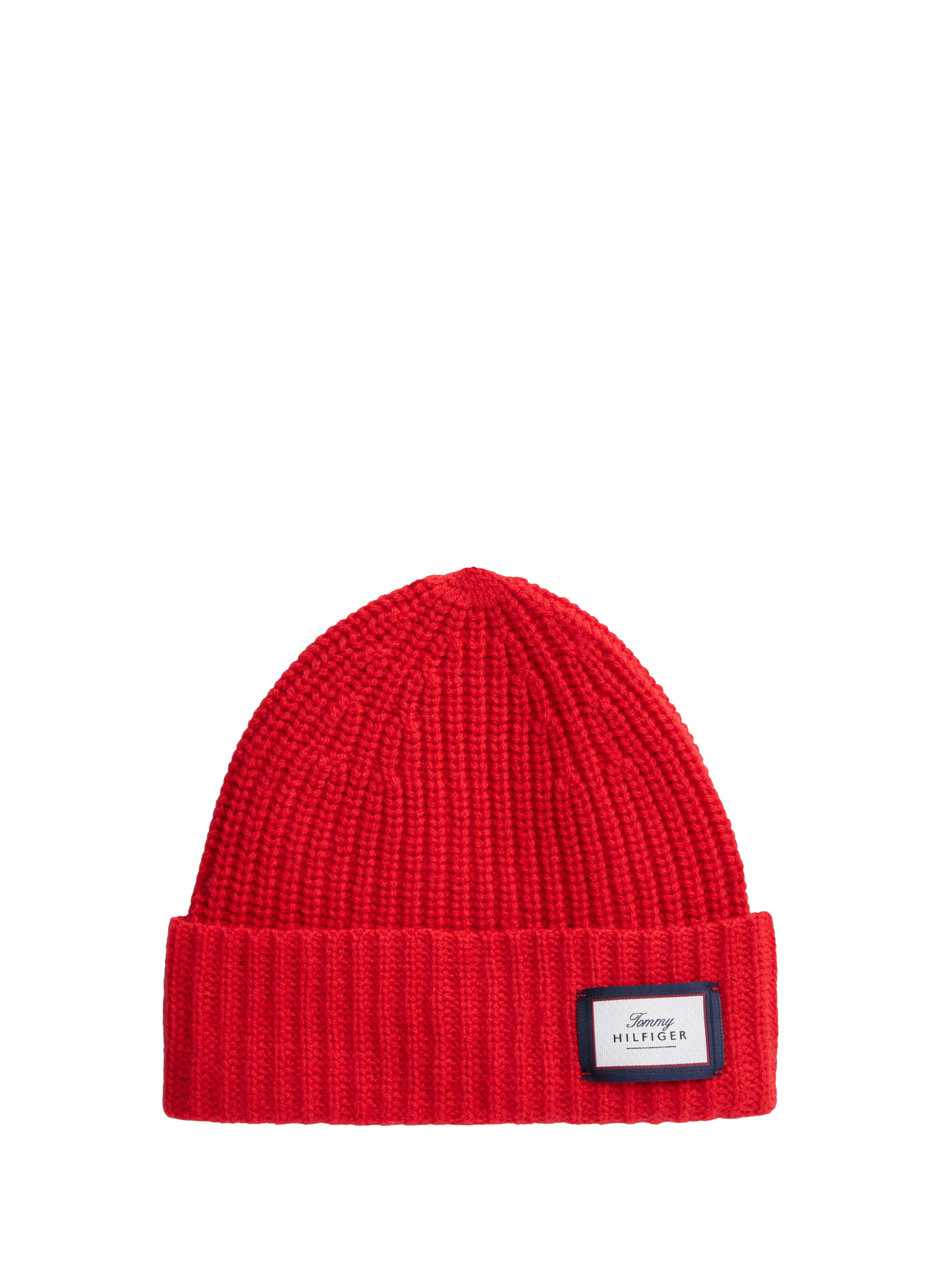 Wool beanie TOMMY HILFIGER Red