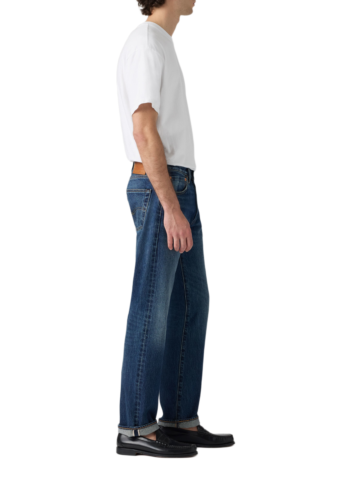 Straight cotton jeans LEVI'S Blue
