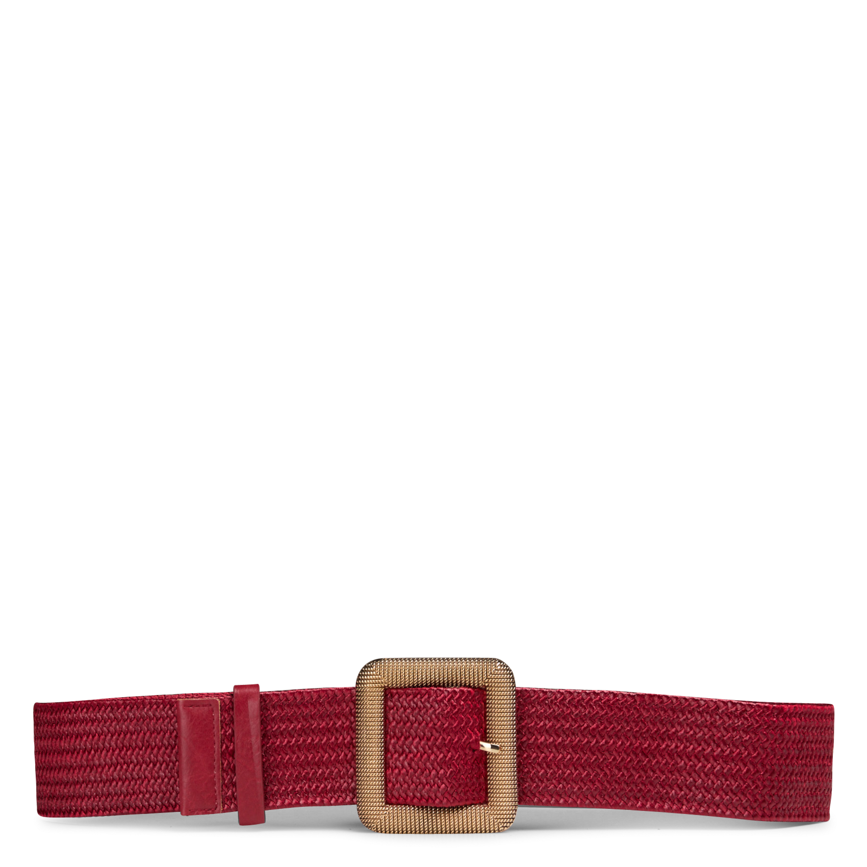 Gevlochten riem LA FEE MARABOUTEE Rood
