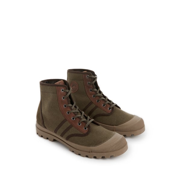 Baskets montantes Authentique en cuir et toile