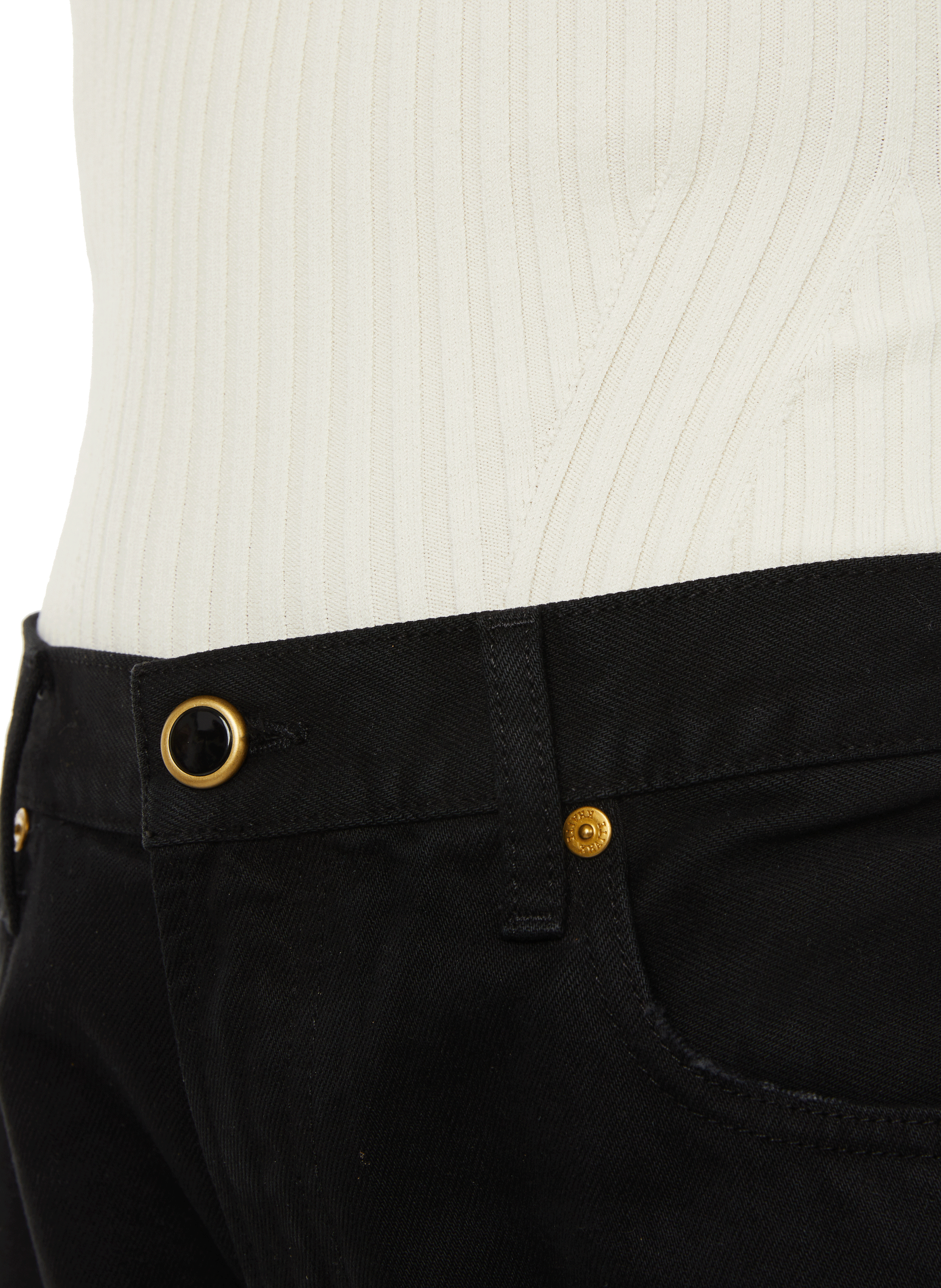 Ziggy ribbed knit top KHAITE Beige