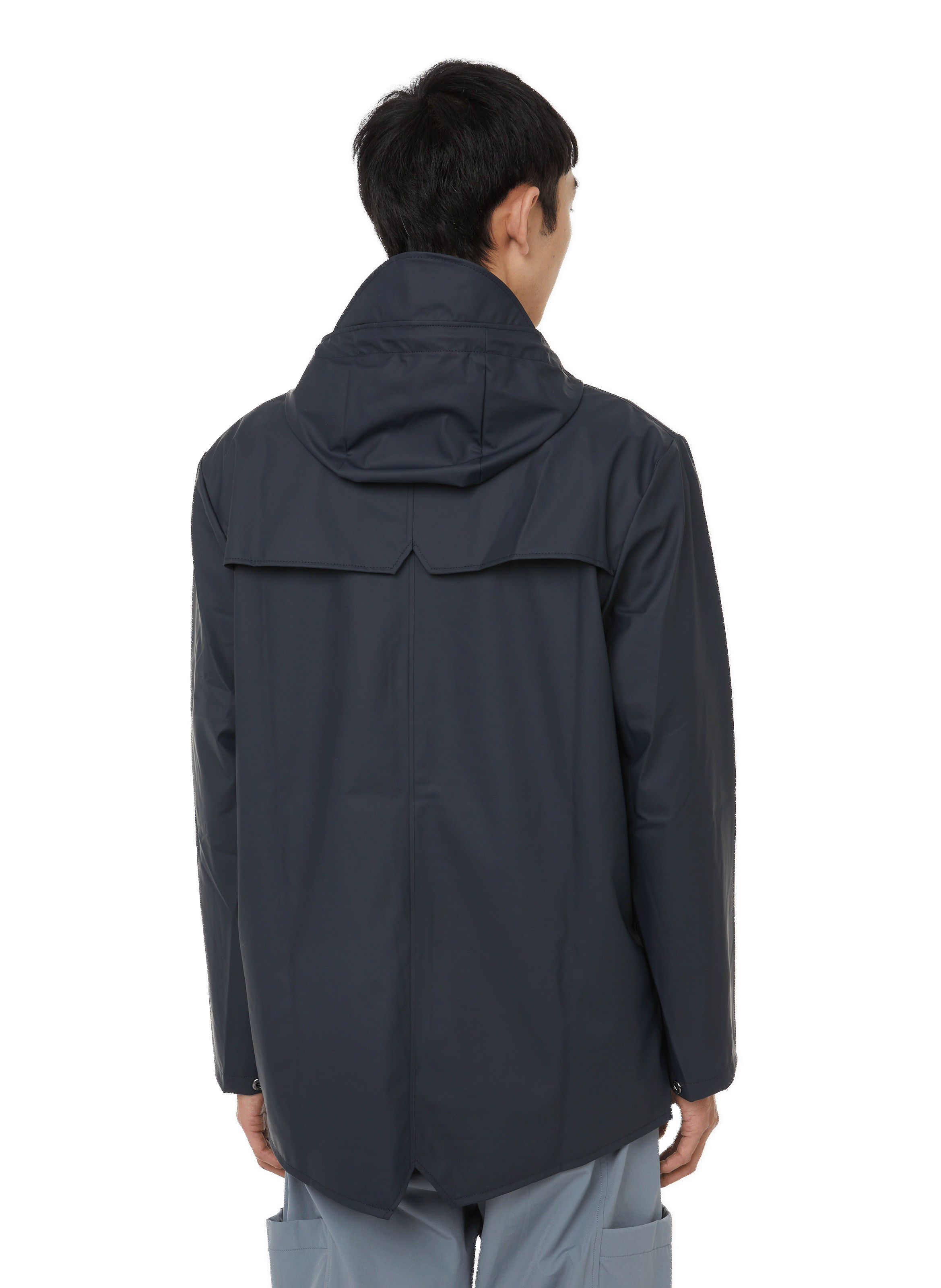 Imperméable à capuche RAINS Bleu