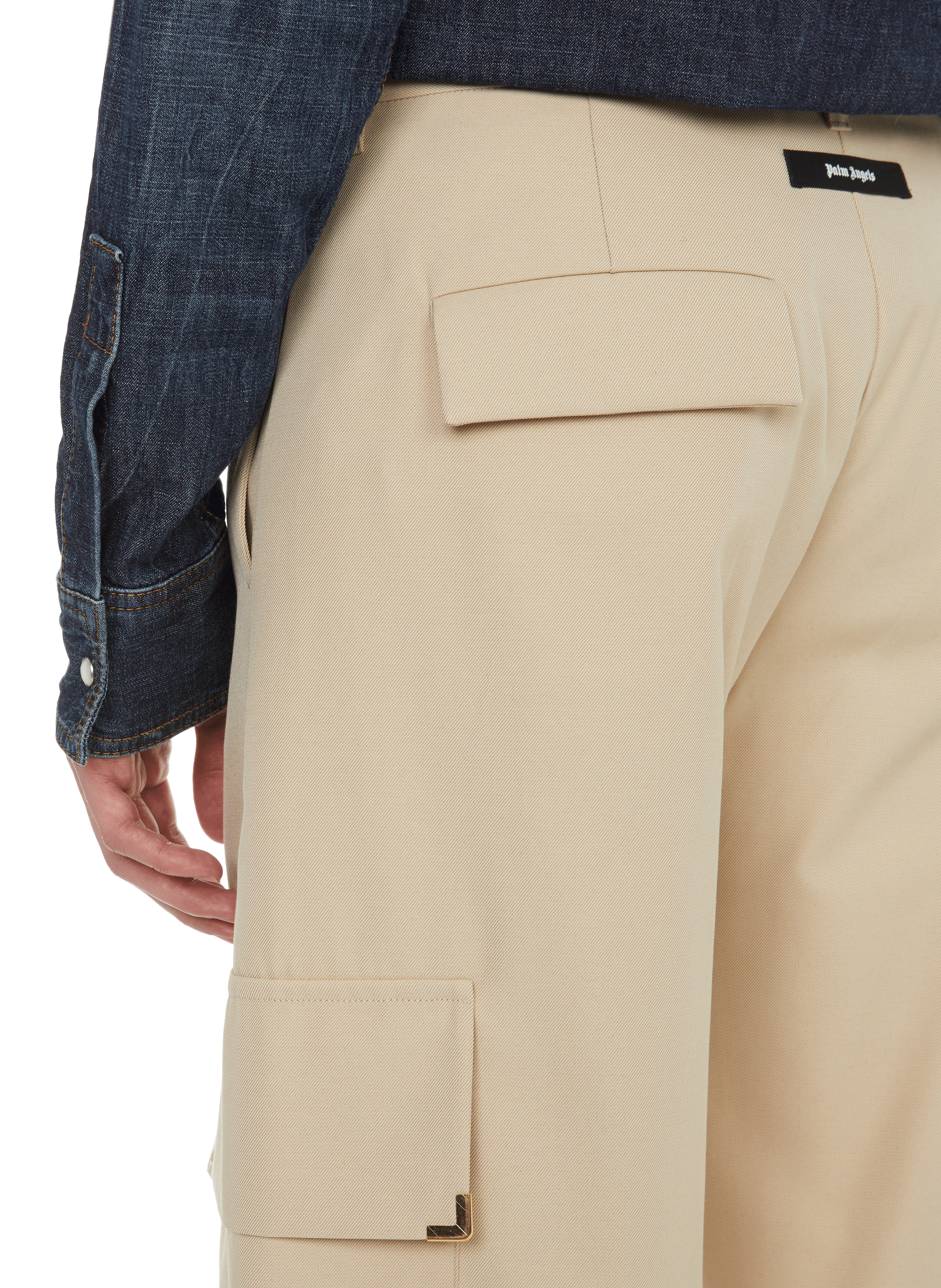 Straight trousers  PALM ANGELS Beige
