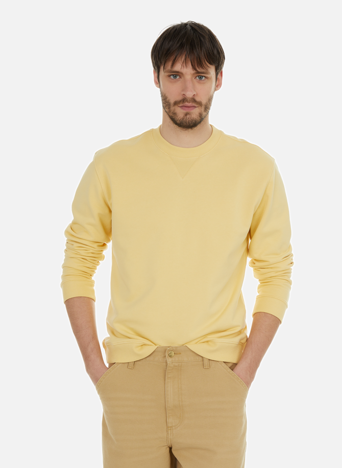 Organic cotton mid-weight sweatshirt AU PRINTEMPS PARIS
