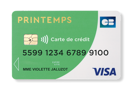 Carte Club Printemps Visa