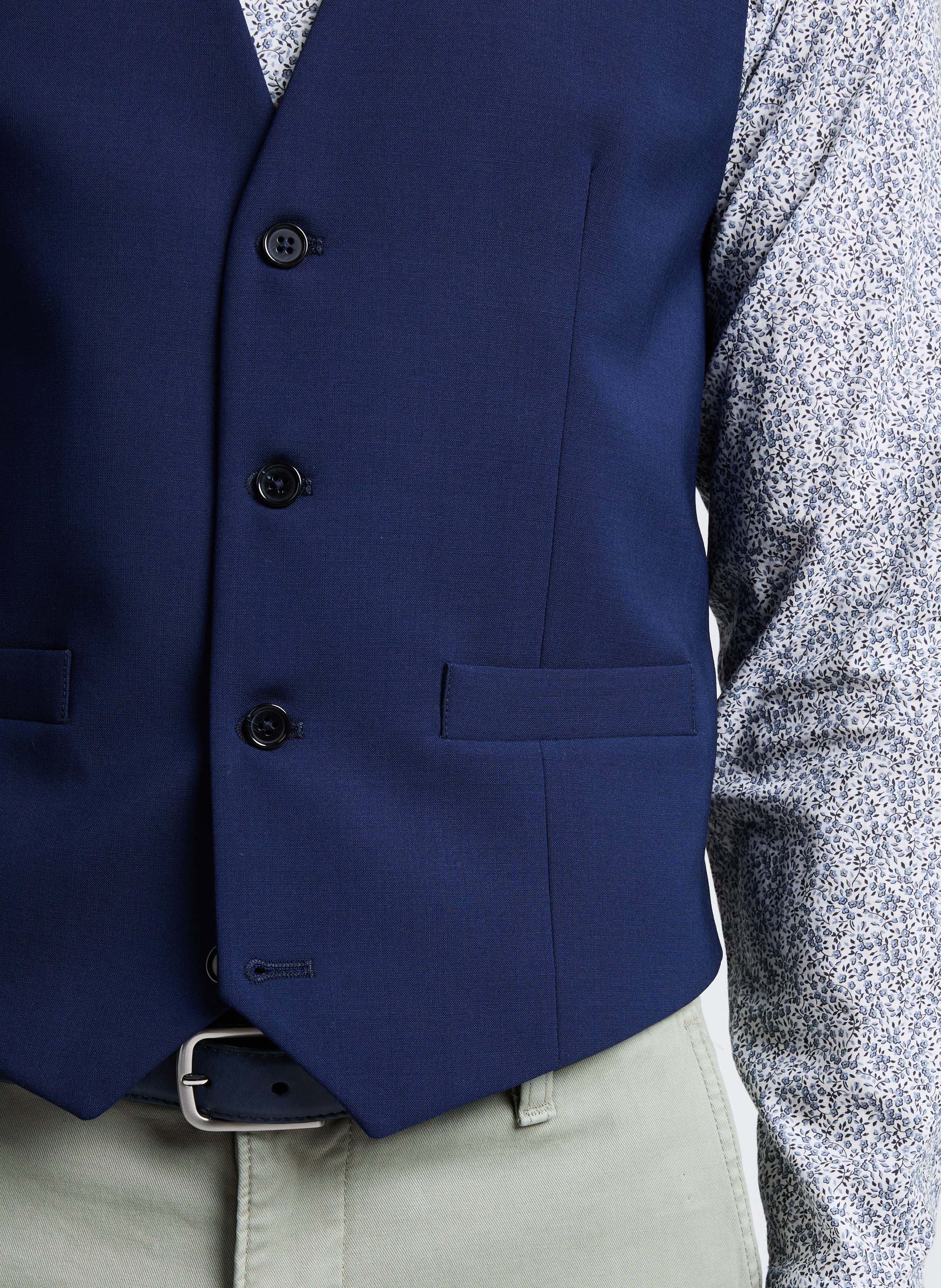 Veston en laine  AU PRINTEMPS PARIS Bleu