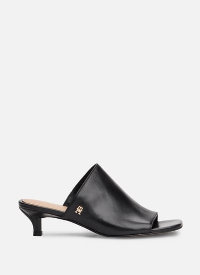 Mules kitten heels en cuir TOMMY HILFIGER Mules kitten heels en cuir TOMMY HILFIGER