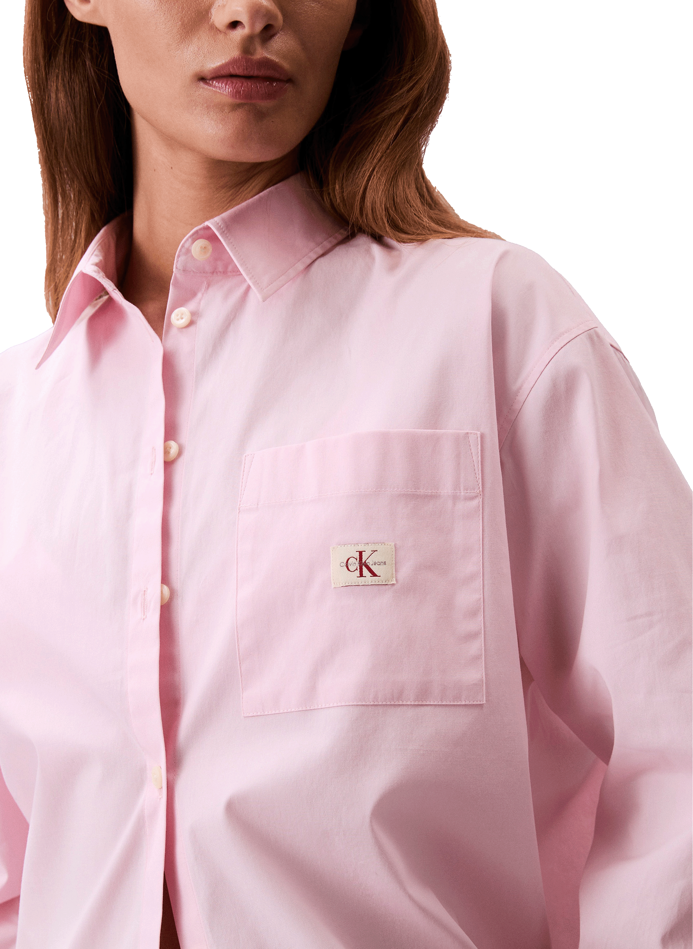 Straight shirt Pink