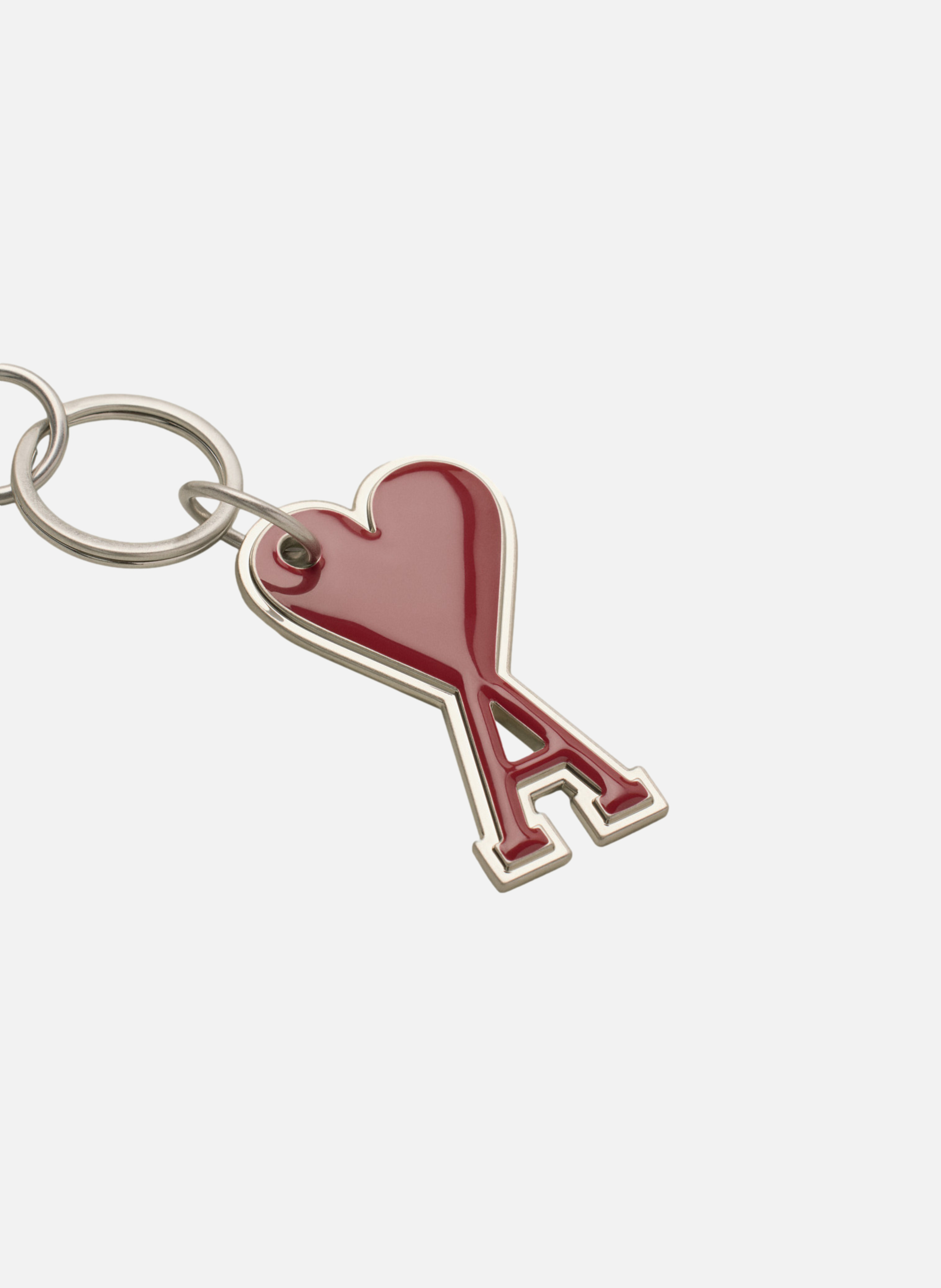 Porte-clés ami de coeur unisexe AMI PARIS Rouge