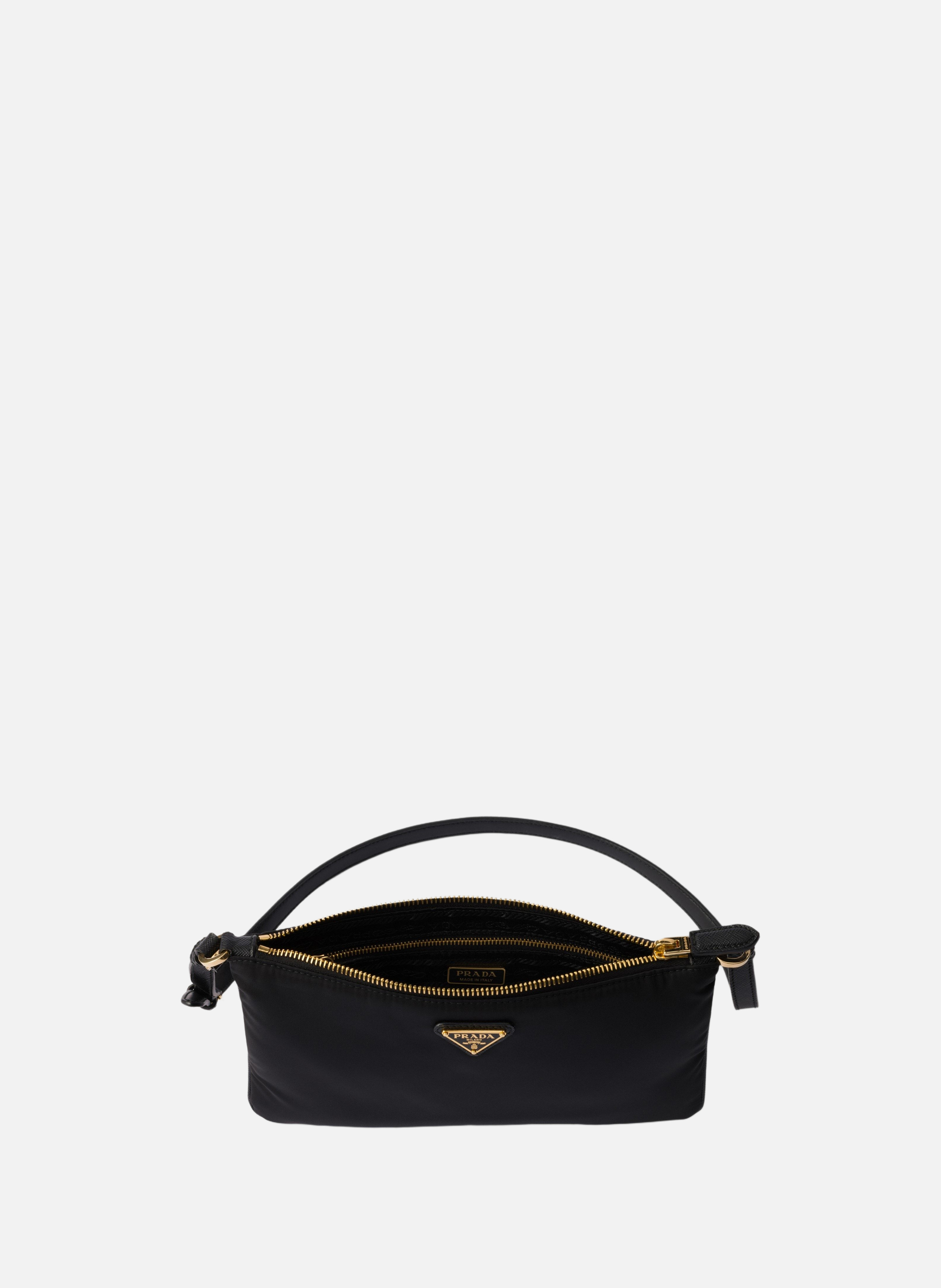 Pochette en re-nylon PRADA Noir