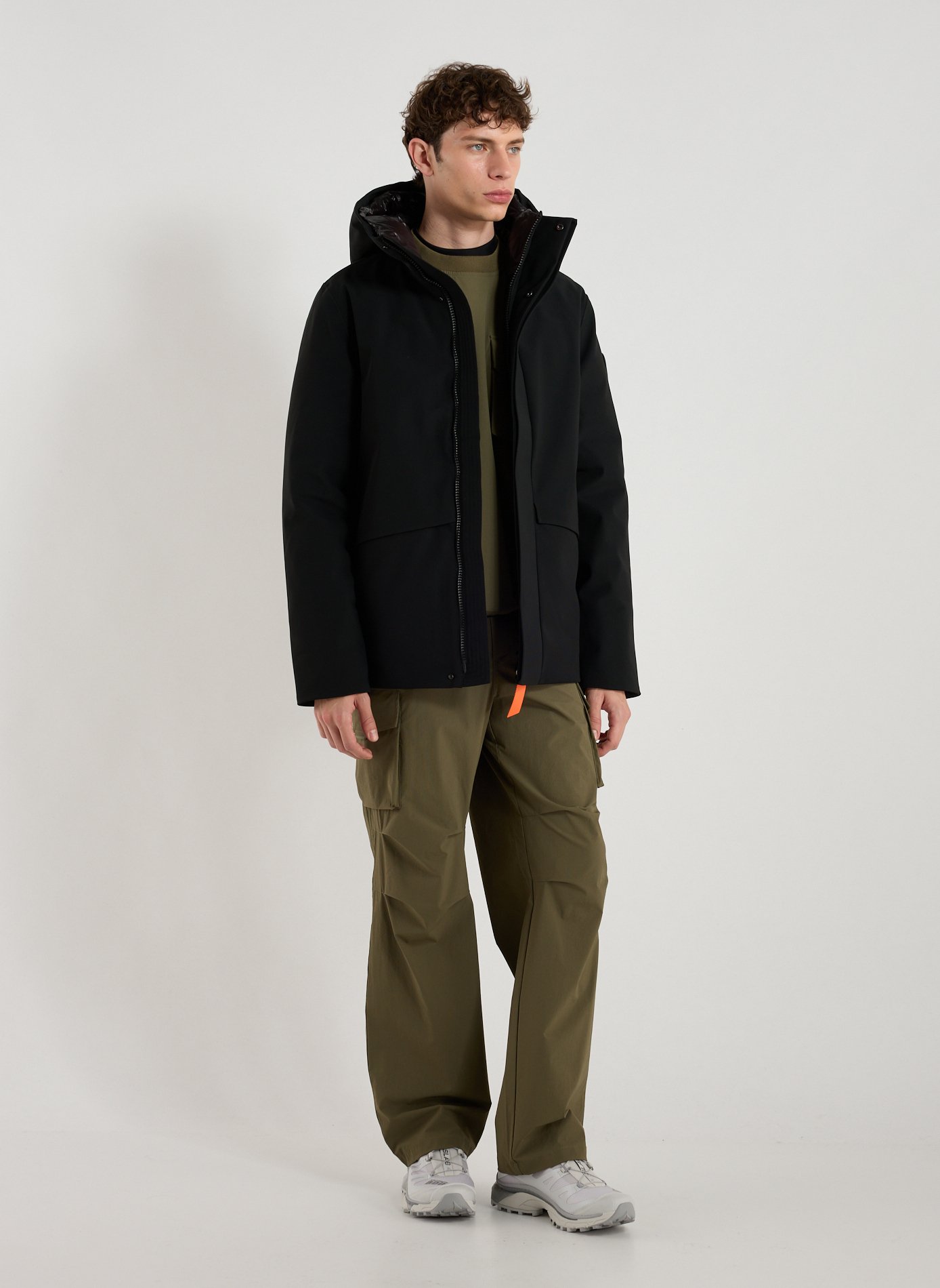 Parka technique Vlad à capuche GERTRUDE ET GASTON Noir